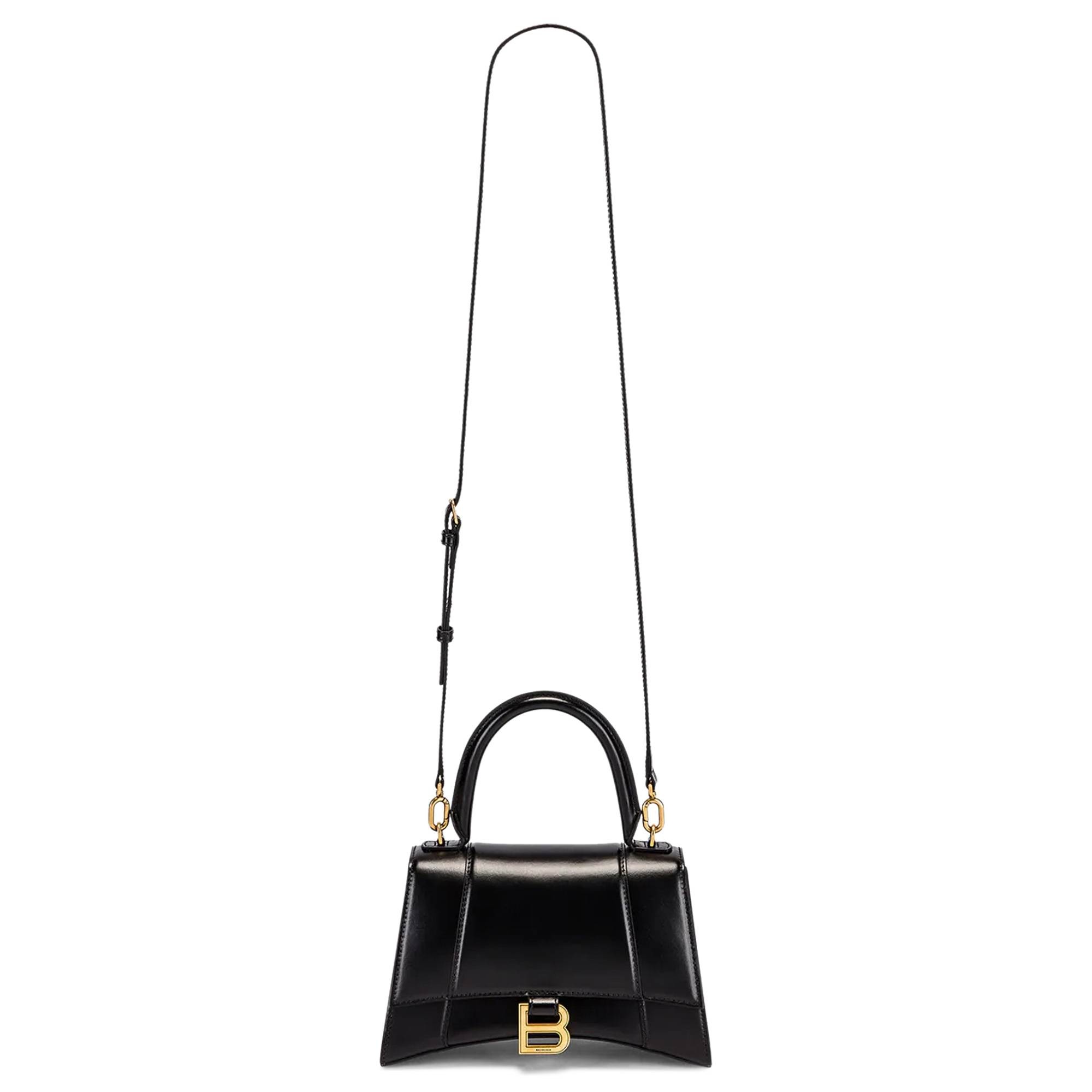 Balenciaga Hourglass Small Top Handle Bag 'Black' - 4