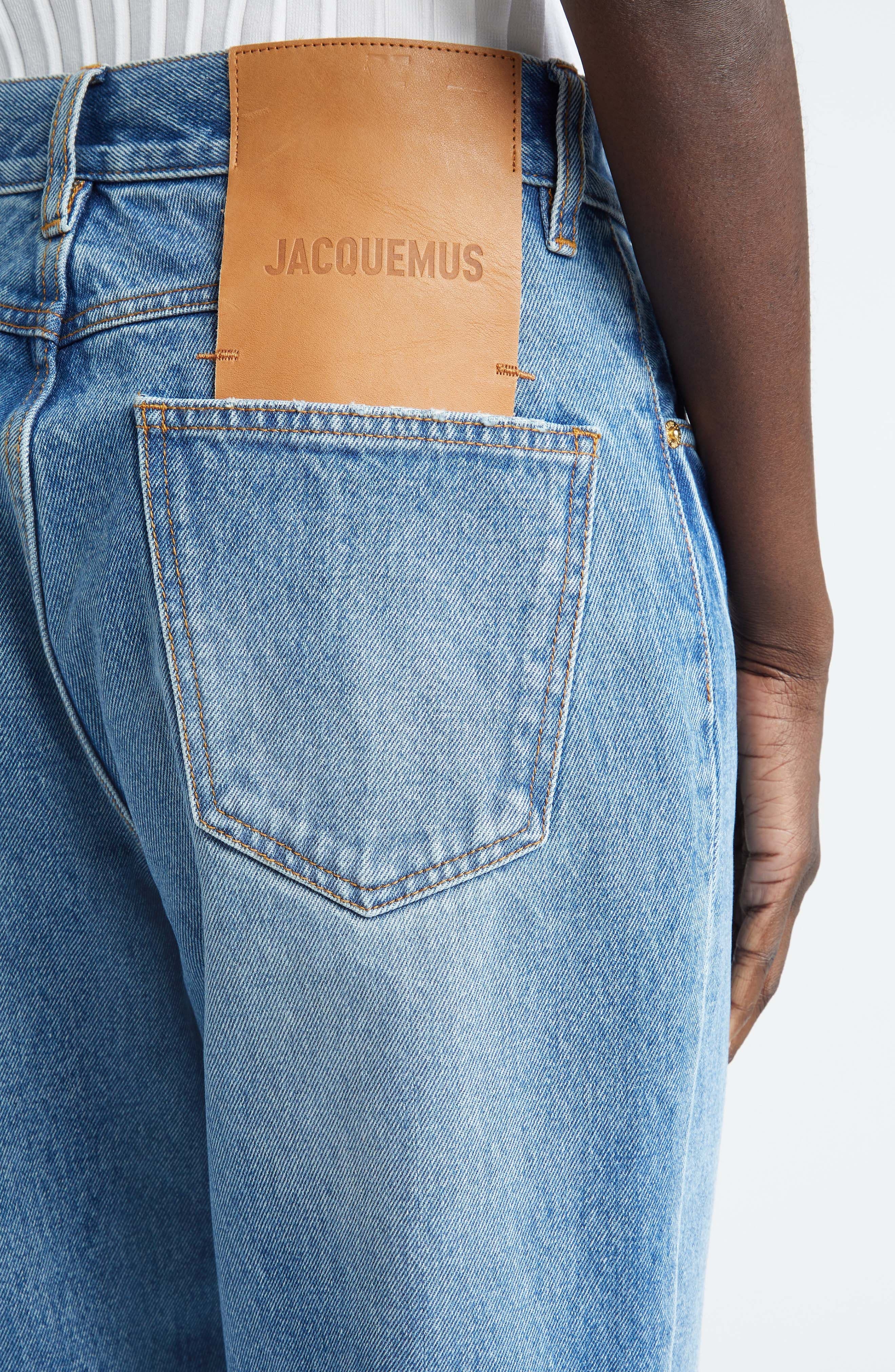 Le De-Nimes Droit Straight Leg Jeans - 5
