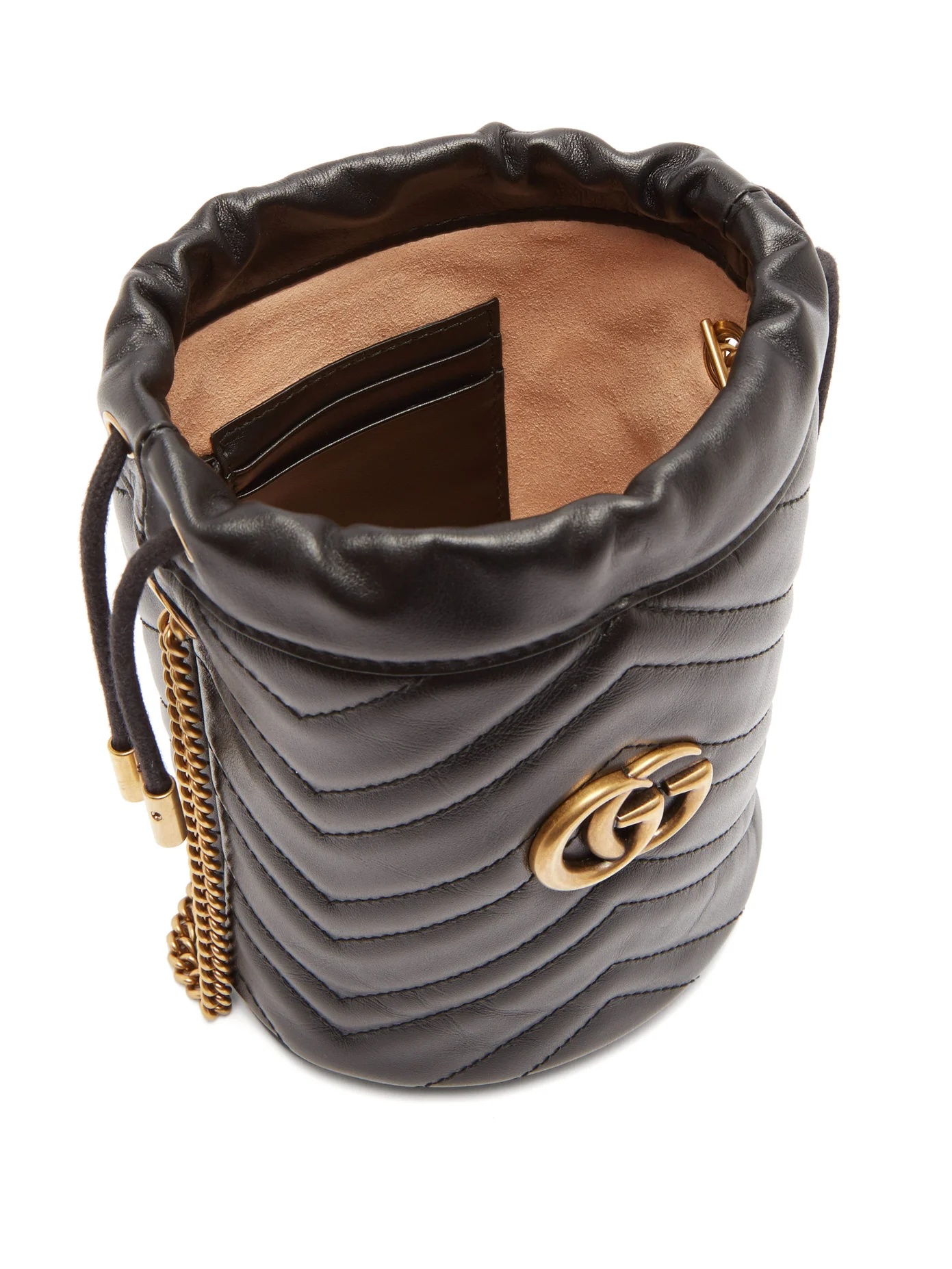 GG Marmont leather bucket bag - 5