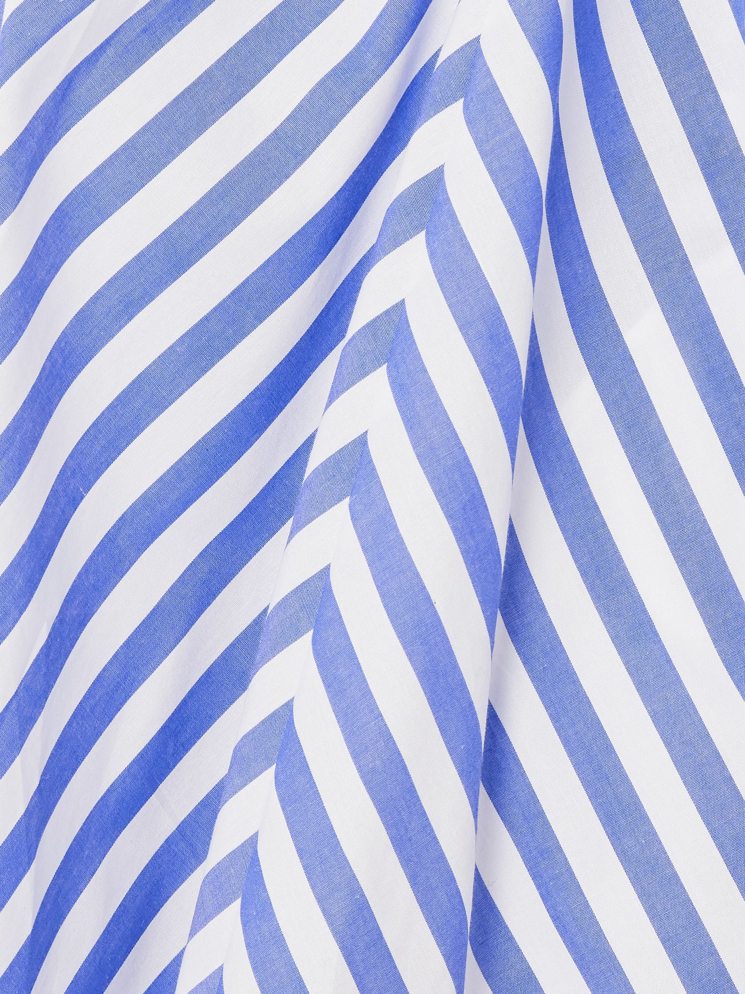Castiglione striped broderie anglaise-trimmed cotton-poplin midi dress Blue - 4
