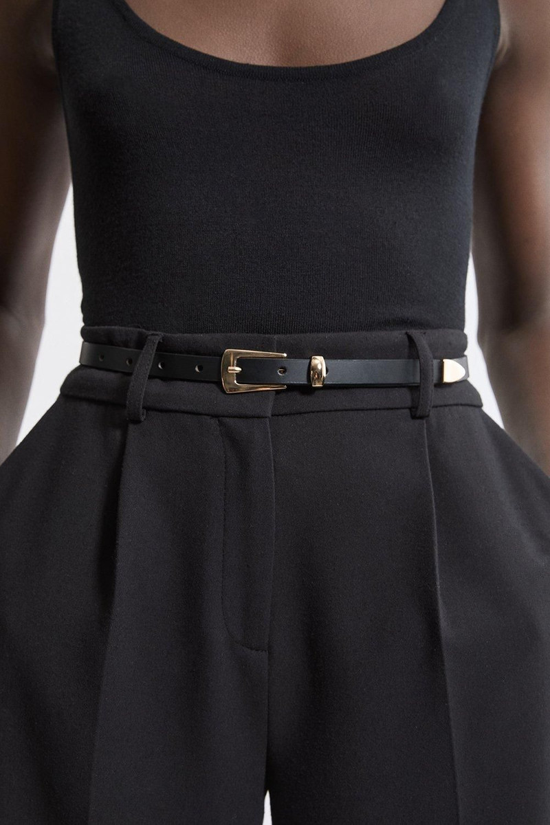 Skinny Leather Belt 1