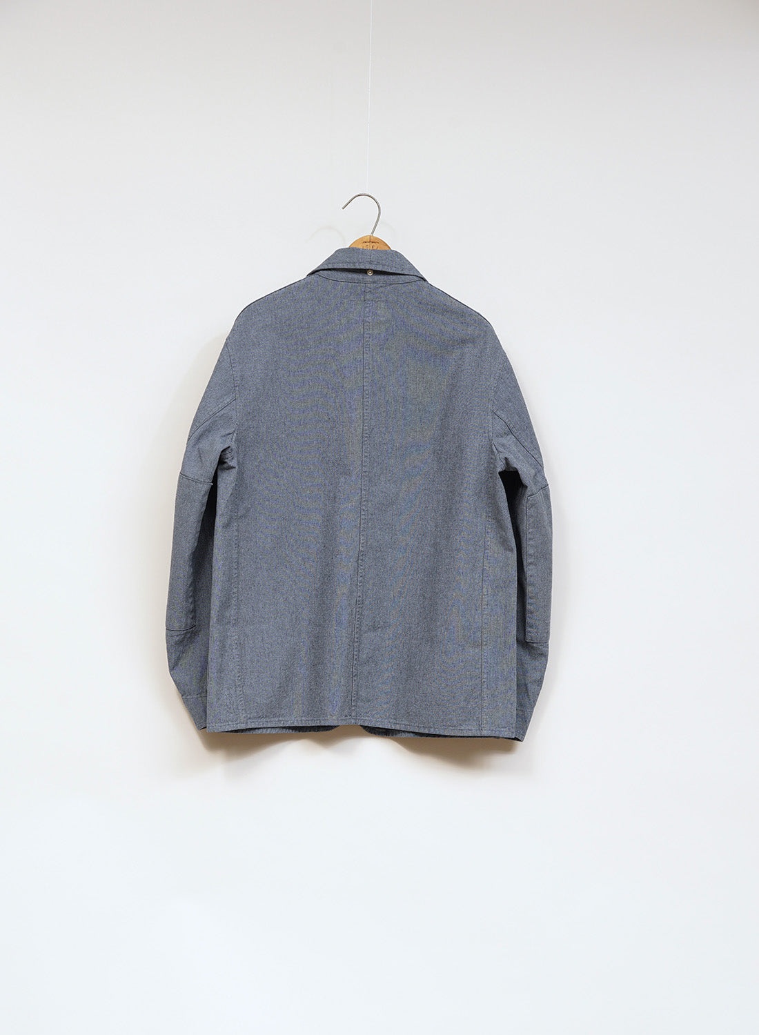 New Navvie Blazer Broken Twill in Washed Blue - 4