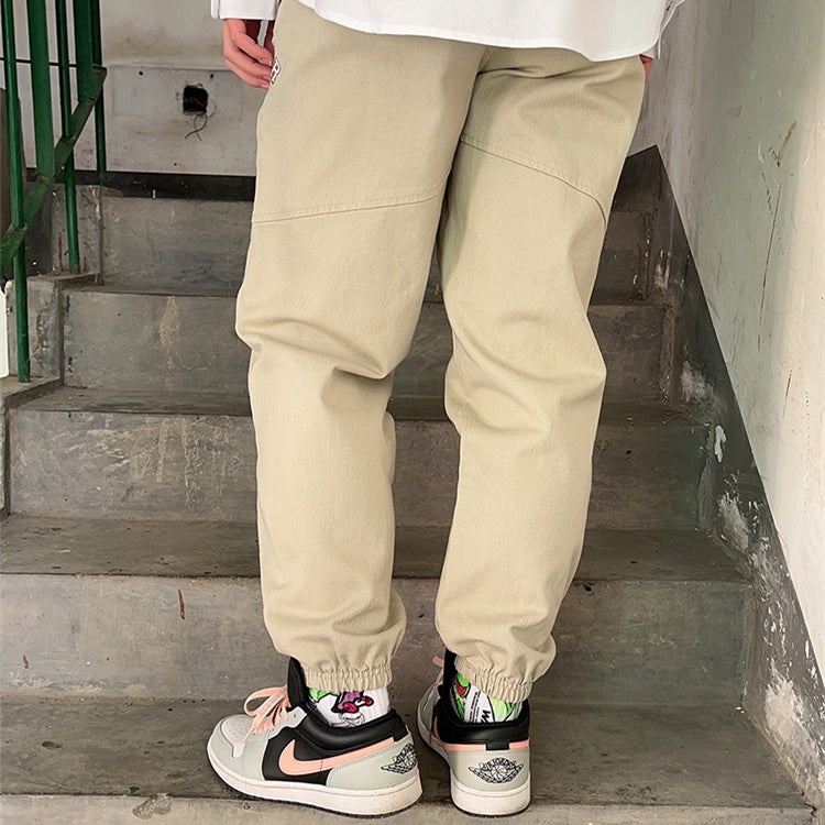 (WMNS) Converse All Star Drawstring Pants 'Beige' 10024887-A01 - 4