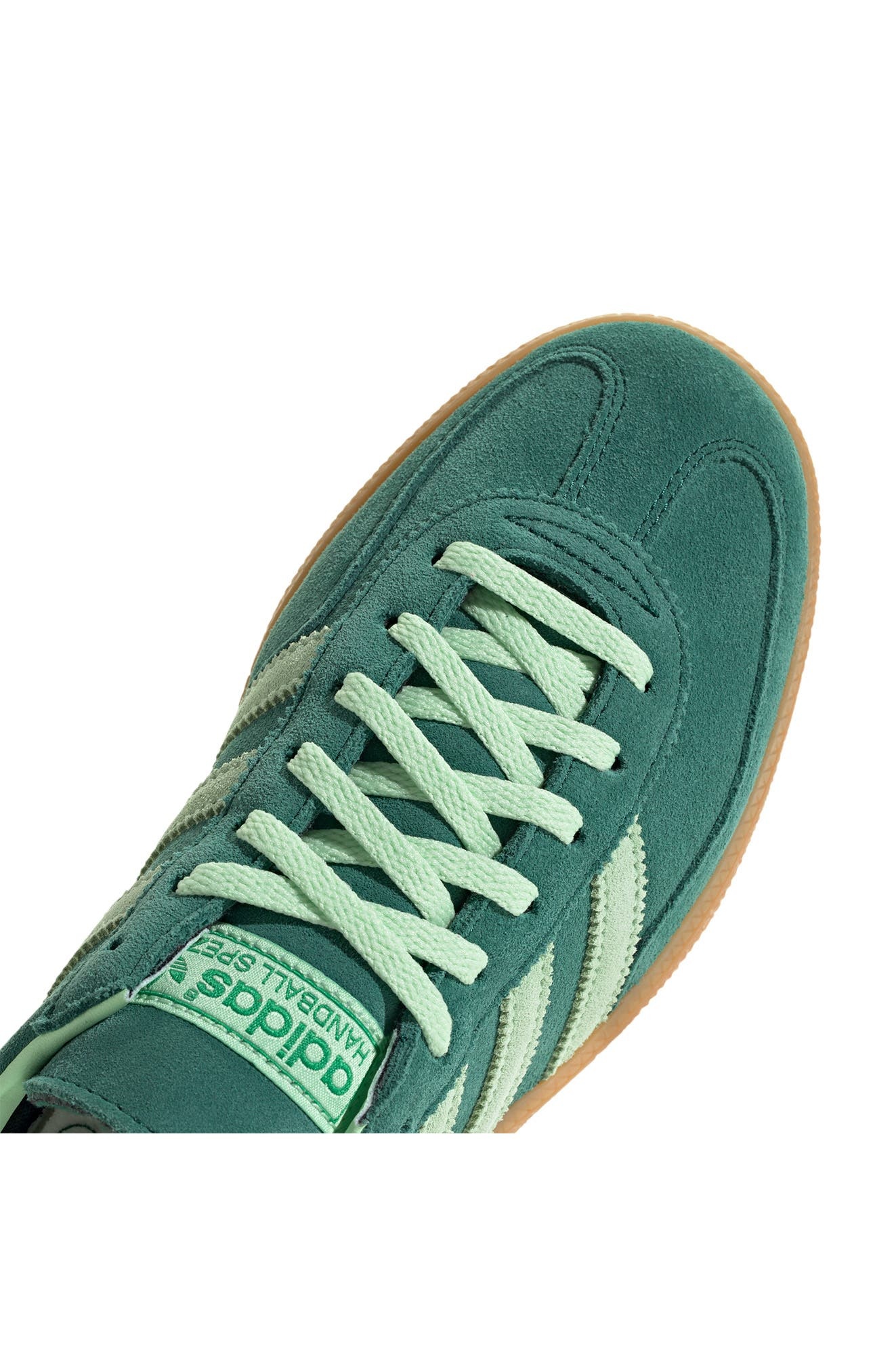 adidas Handball Spezial Sneaker in Green/green Spark/Gum at Nordstrom - 8