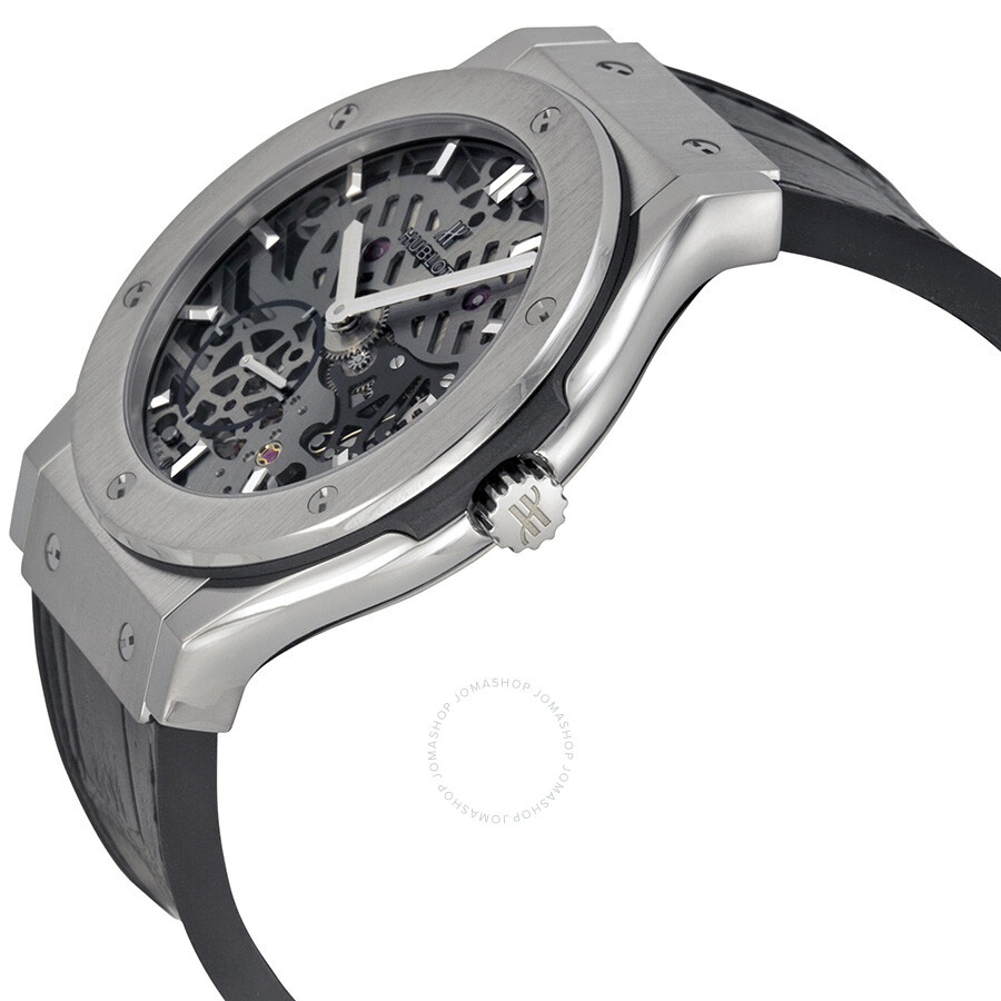 Pre-owned Hublot Classic Fusion Skeleton Dial Men's Watch 545.NX.0170.LR - 2