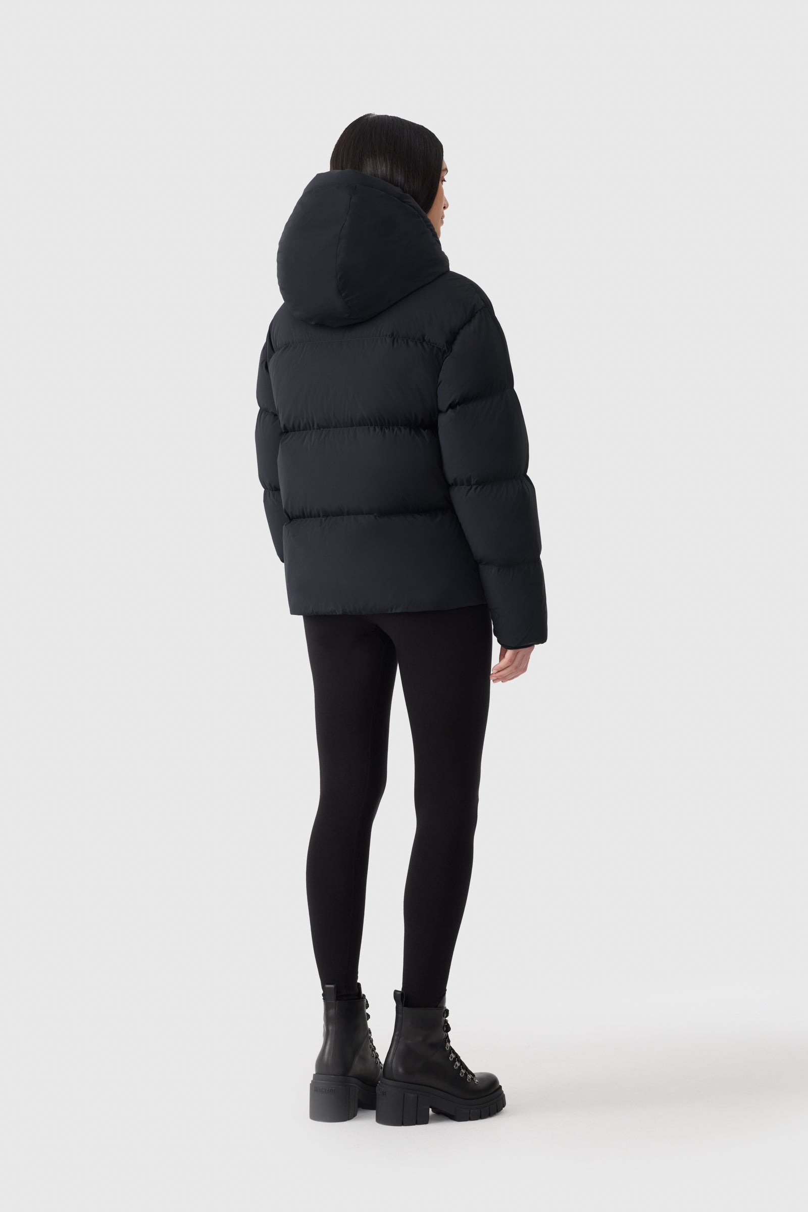 GREER-STR Medium Down Jacket With Hood and Storm Visor - 4