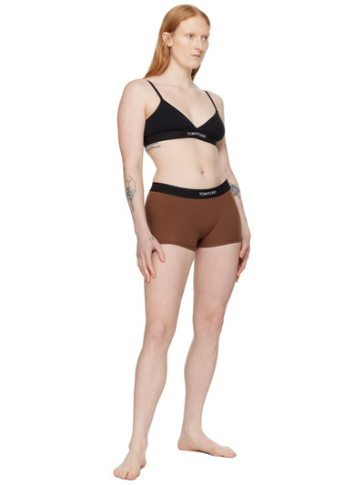 TOM FORD Brown Signature Boy Shorts outlook