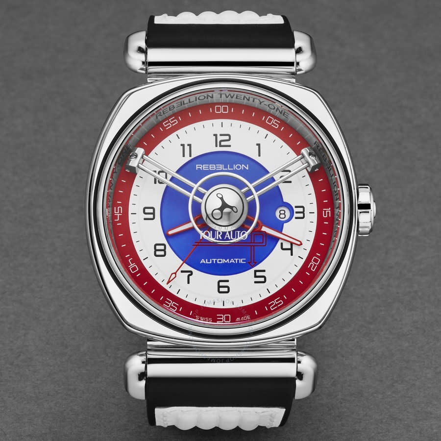 Rebellion - Rebellion Twenty One Automatic White Dial Men's Watch RB.21.3H.ST.TAU21 - 4