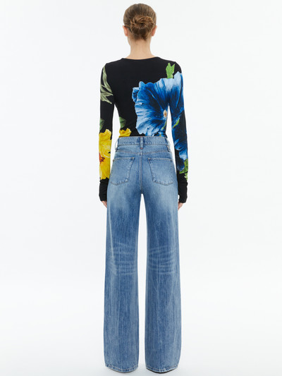 Alice + Olivia DELAINA LONG SLEEVE TOP outlook