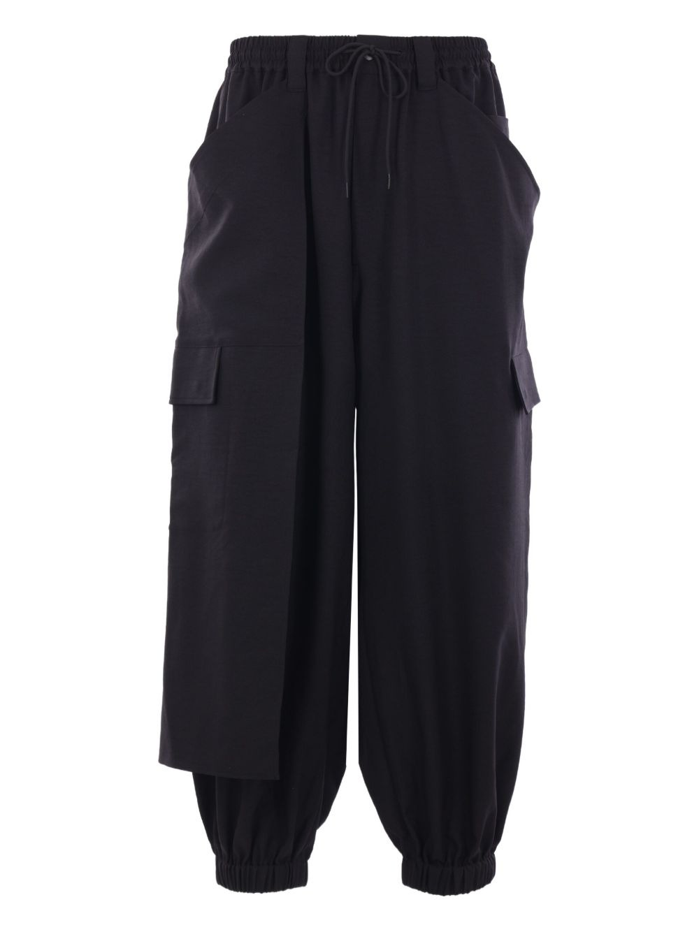 DRAWSTRING-WAIST CARGO PANTS - 1
