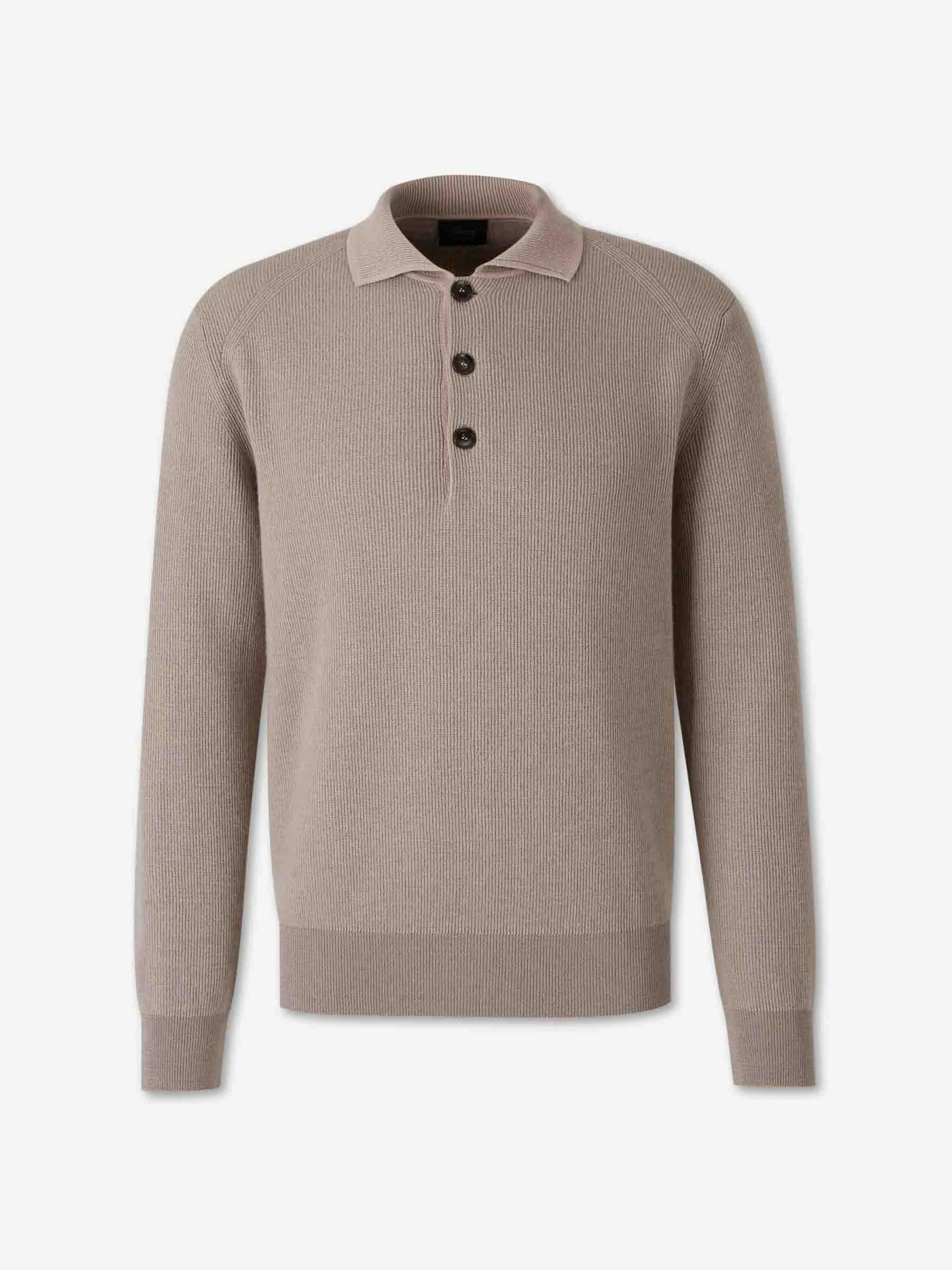 FINE POLO NECK SWEATER - 1