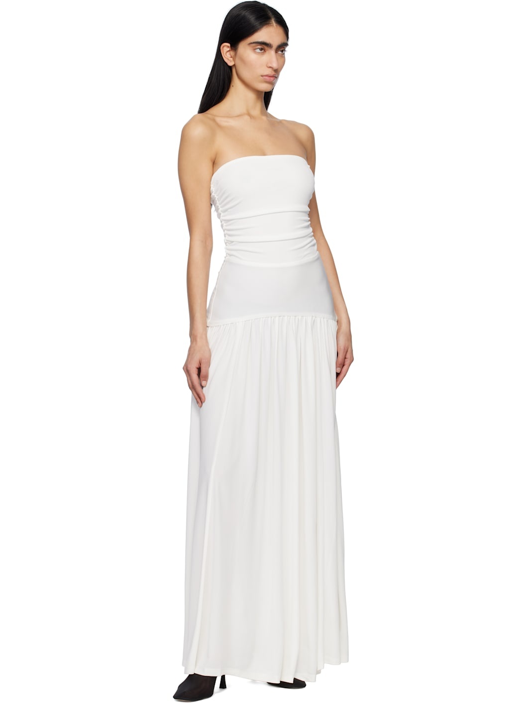 White Mariana Maxi Dress - 8