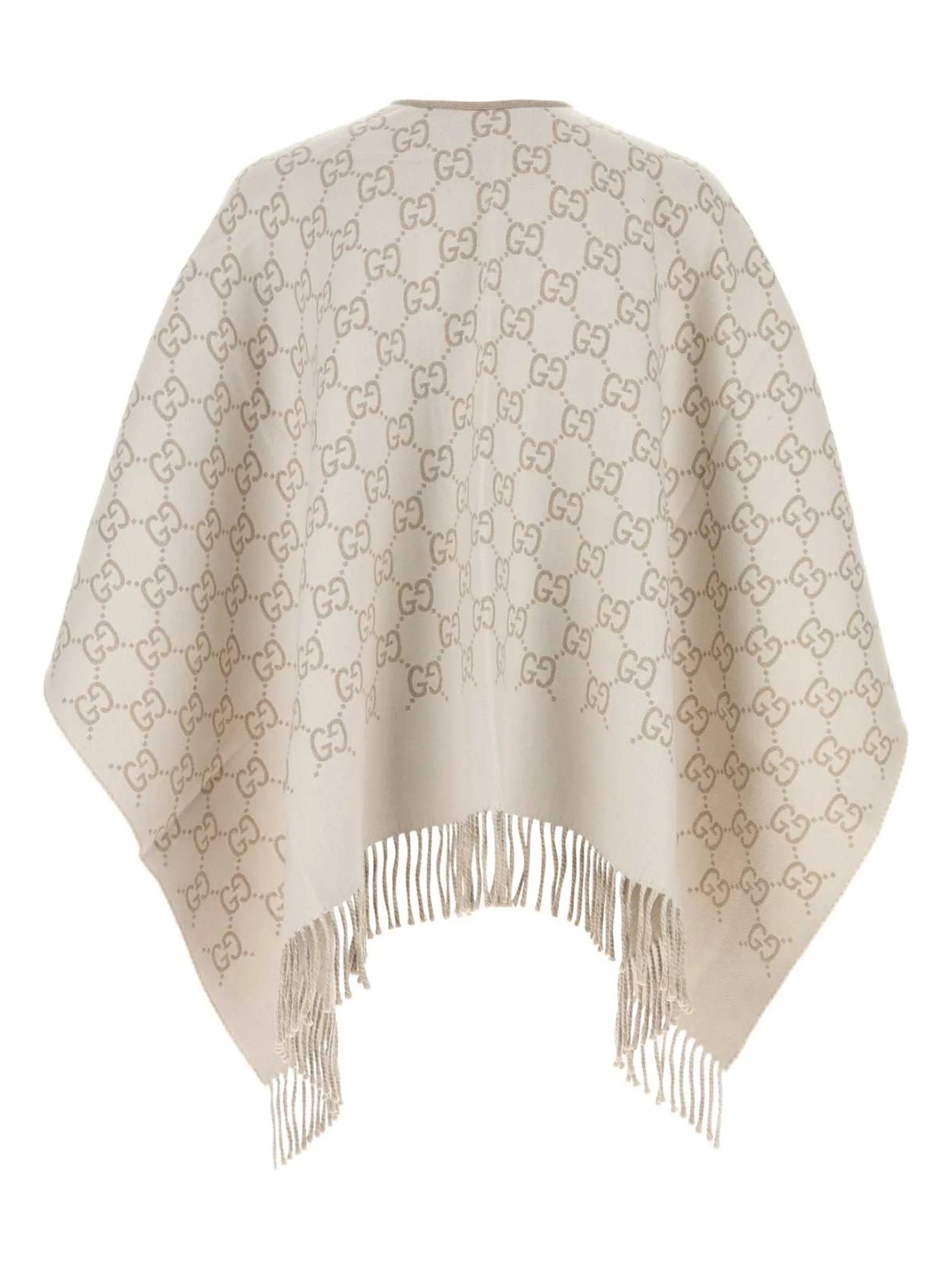 Embroidered Wool Cape - 2