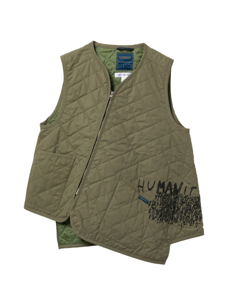 quilted zipped gilets 1