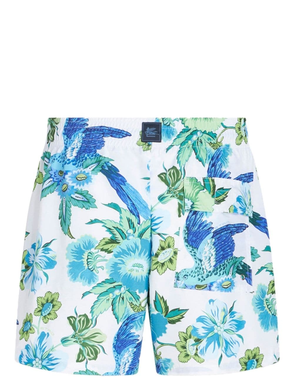 floral-print swim shorts - 2