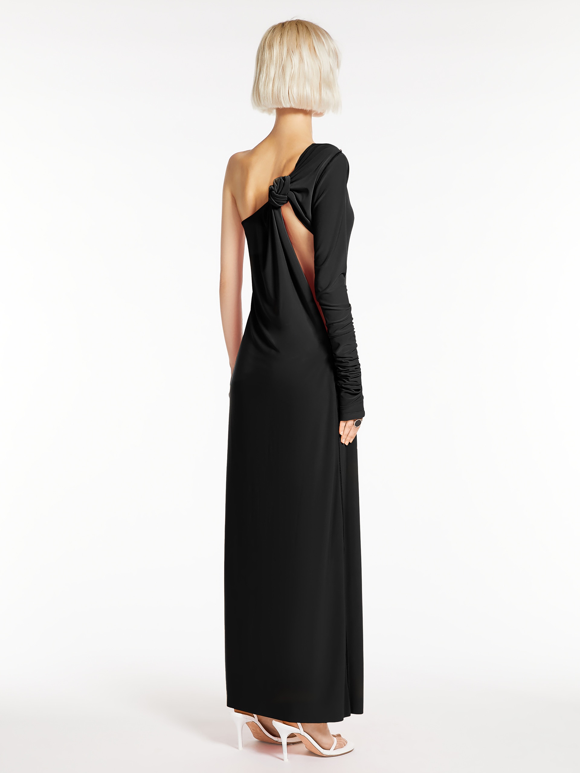 CARTONE Asymmetrical jersey dress - 4
