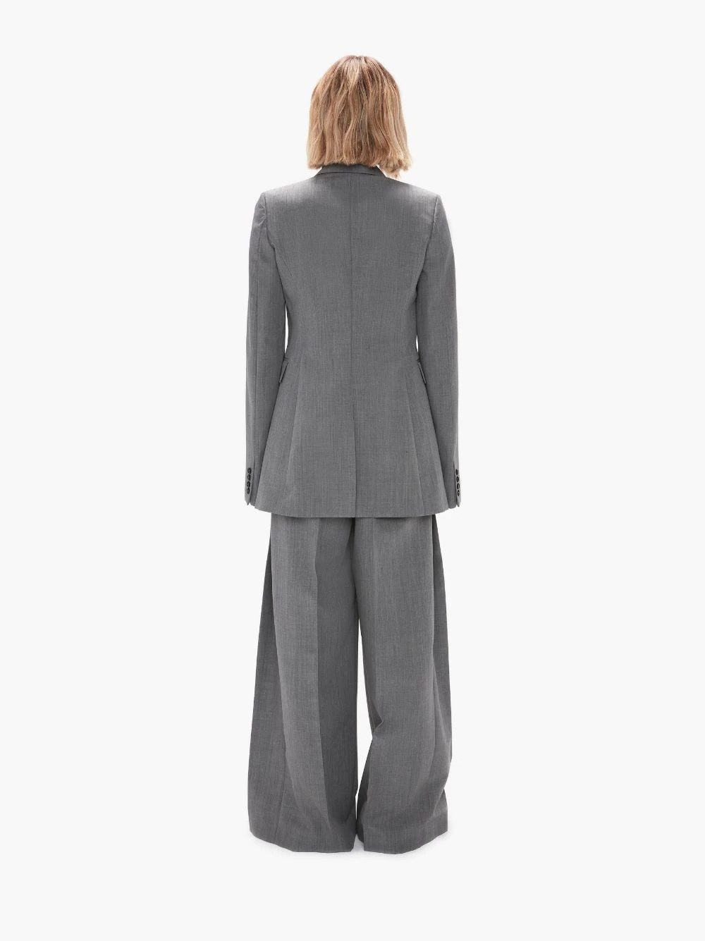 ASYMMETRIC CLOSURE CUTAWAY JACKET - 4
