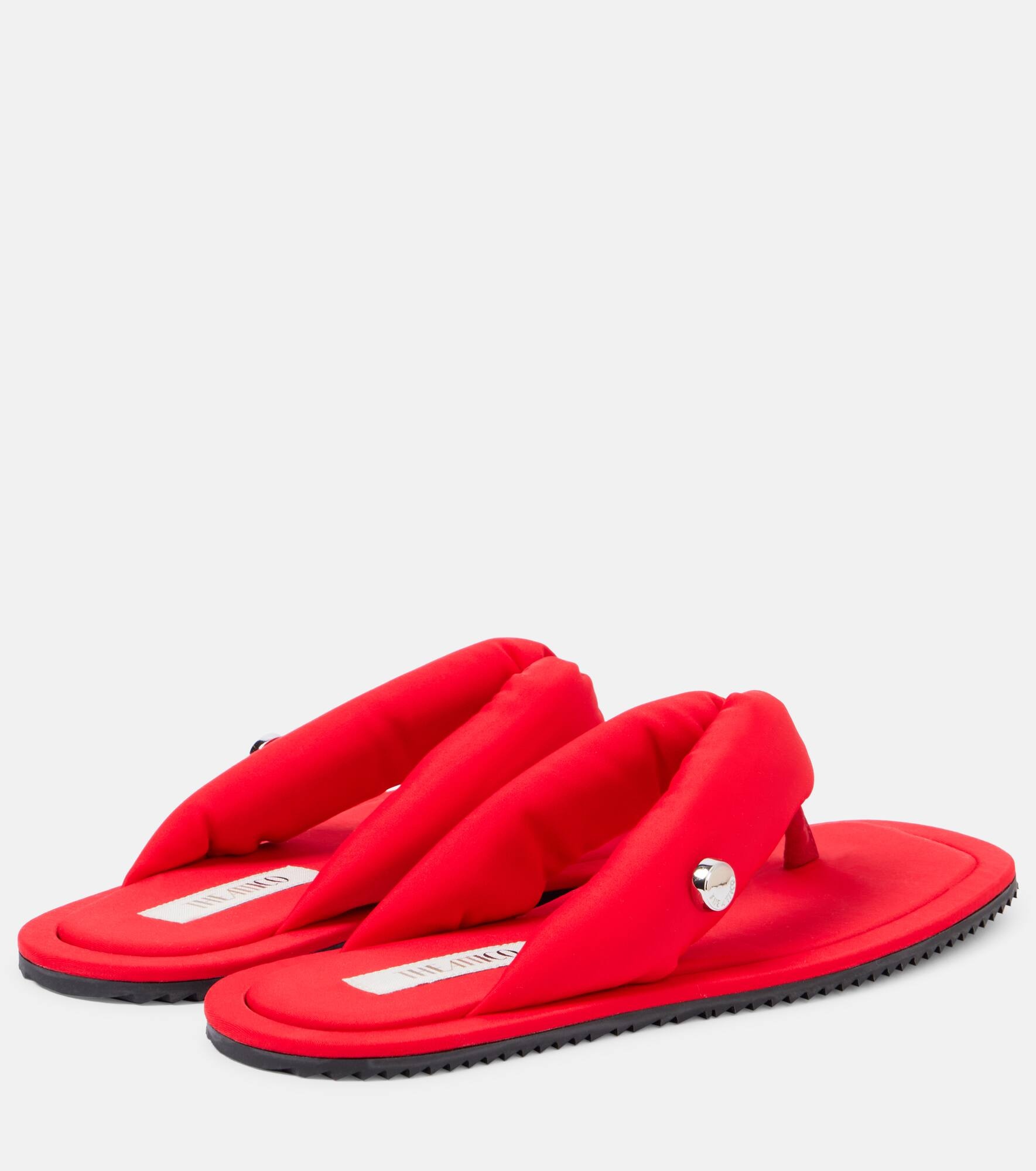 Indie canvas thong sandals - 2