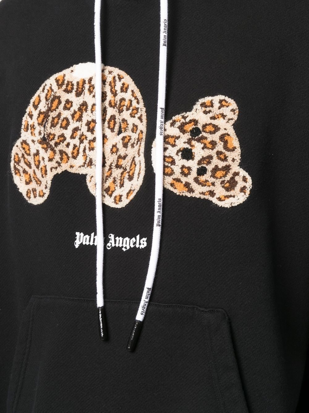 Leopard Bear cotton hoodie - 5