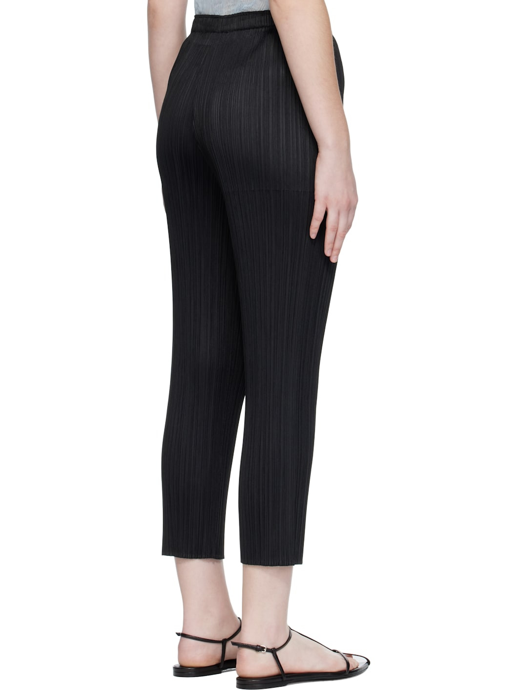 Black Lamp Shade Trousers - 3