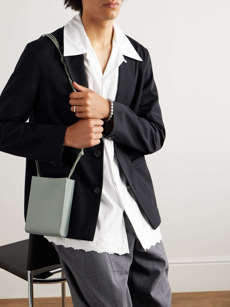 Jil Sander Tangle Small Leather Messenger Bag outlook