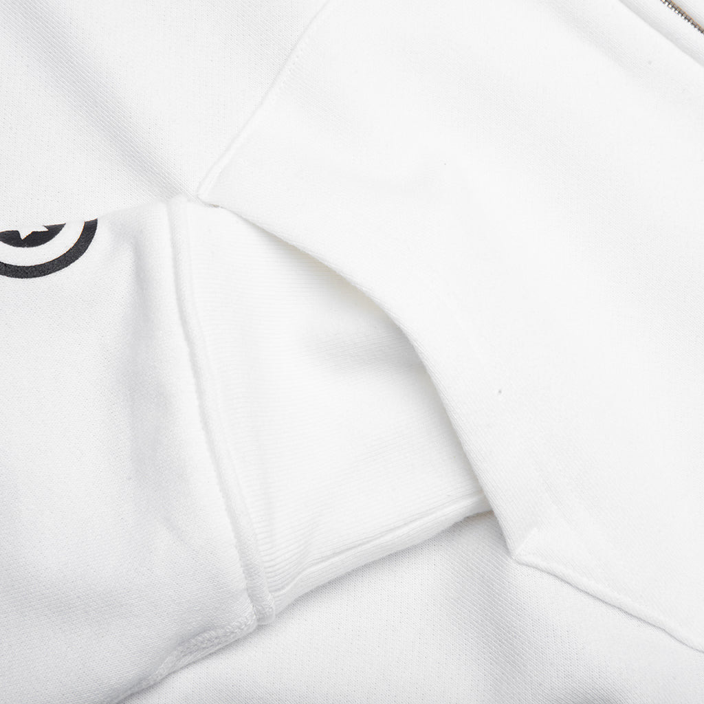 2ND SHARK FULL ZIP HOODIE - WHITE - 5