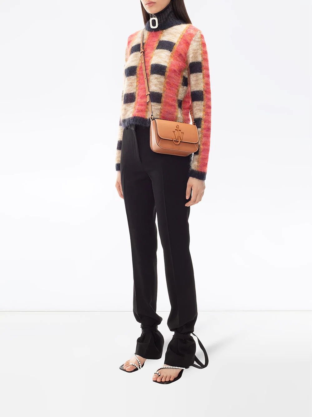 cropped panelled jumper - 3