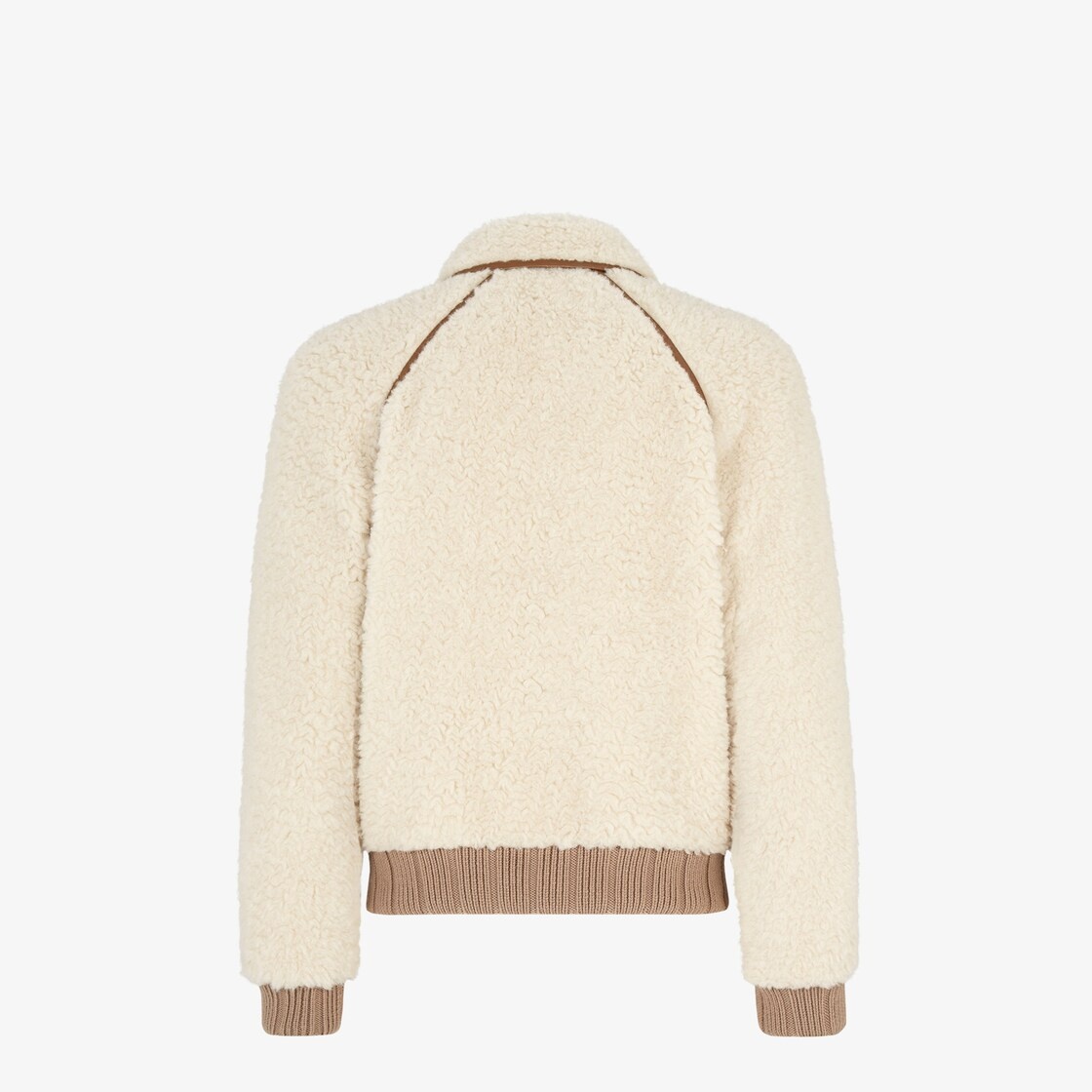 FENDI Beige alpaca jacket | REVERSIBLE