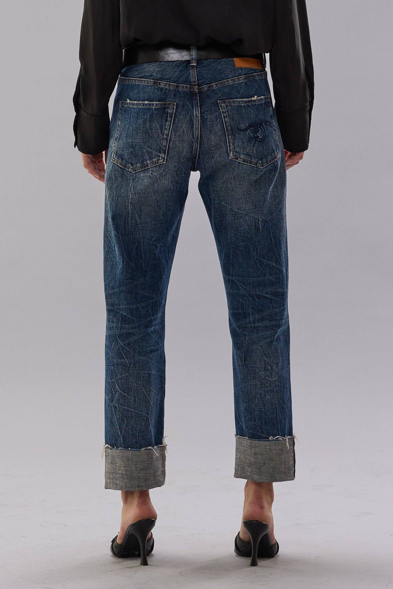 BOYFRIEND JEAN - TYNE SELVEDGE BLUE - 3