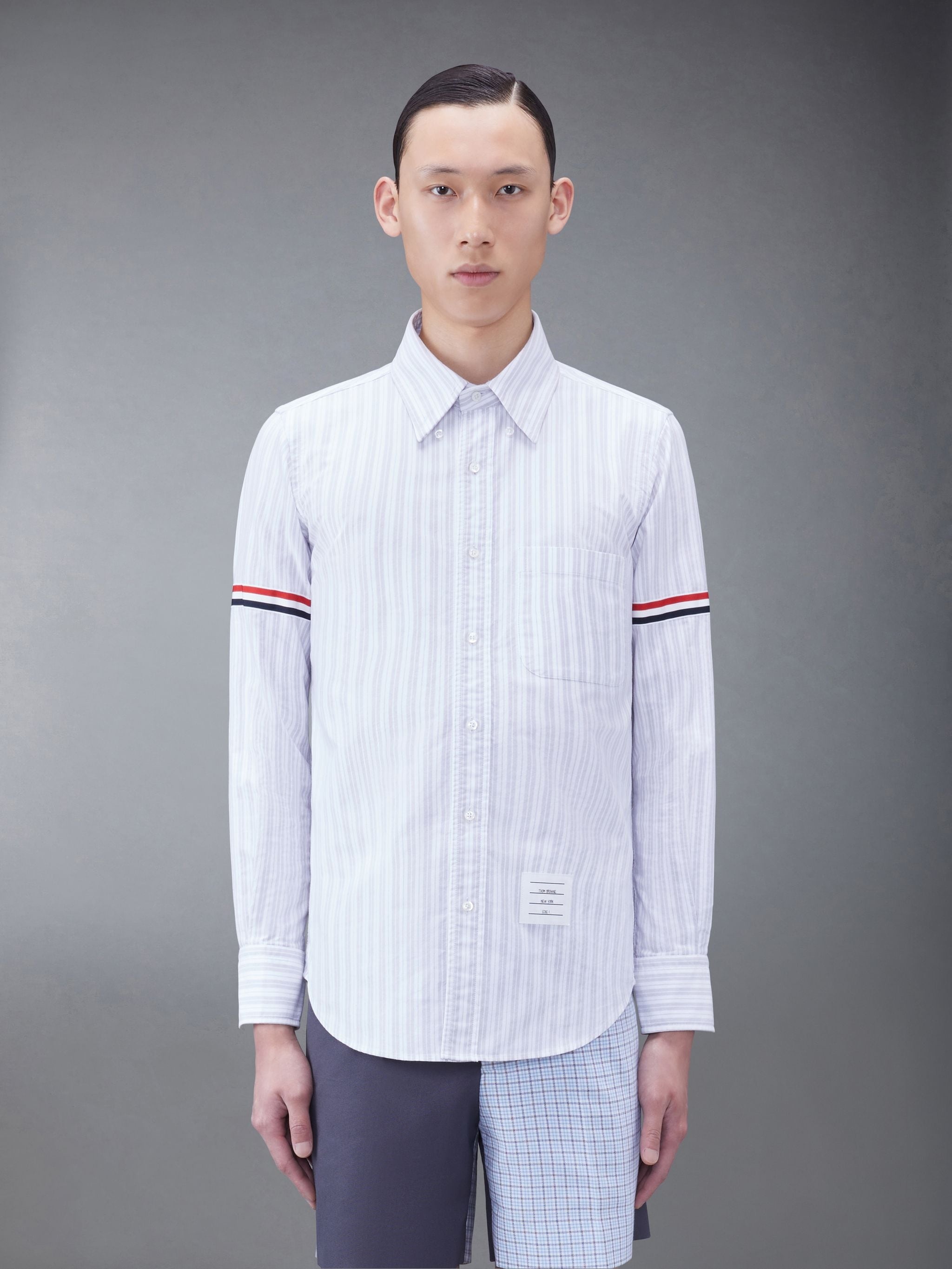 Stripe Oxford Armband Shirt - 2