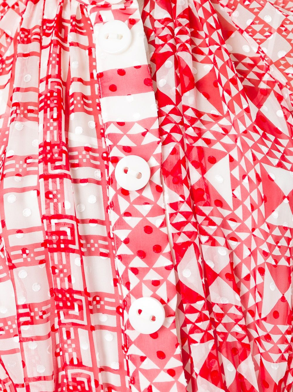 geometric print maxi dress - 5