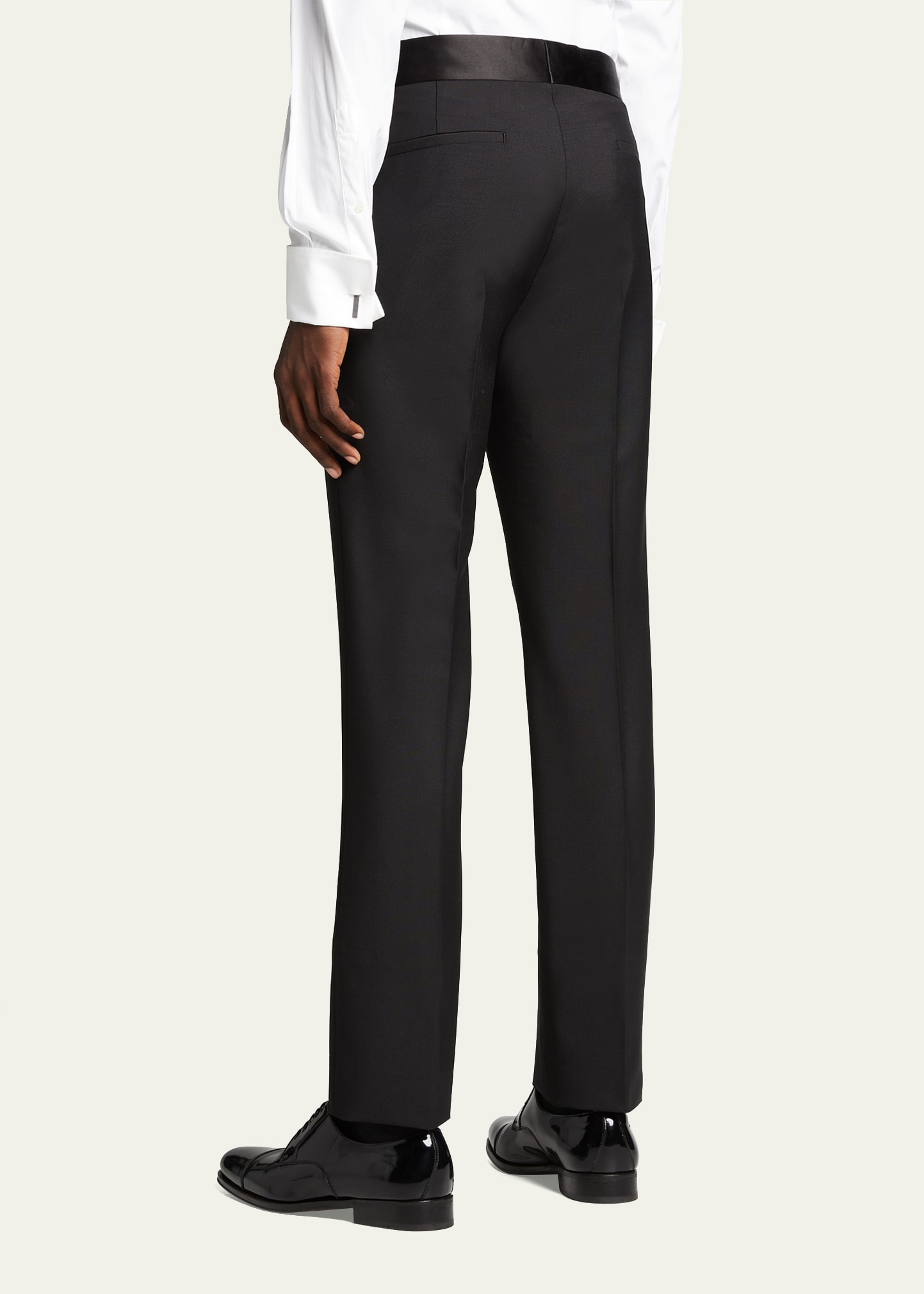 Men's Classic-Fit Tuxedo Trousers - 3