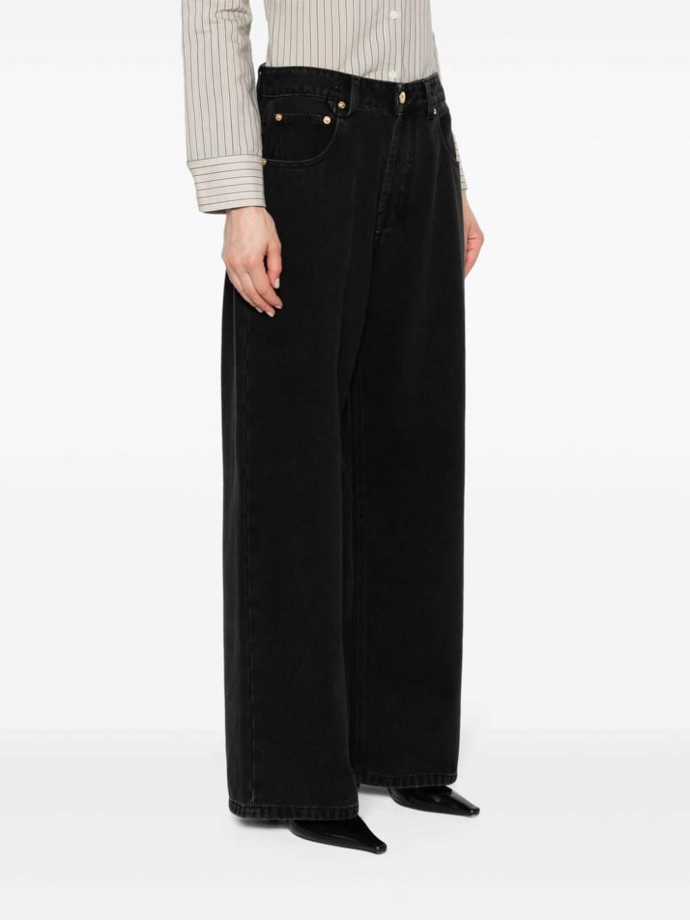 Le de-NÃ®mes Large mid-rise boyfriend jeans - 3