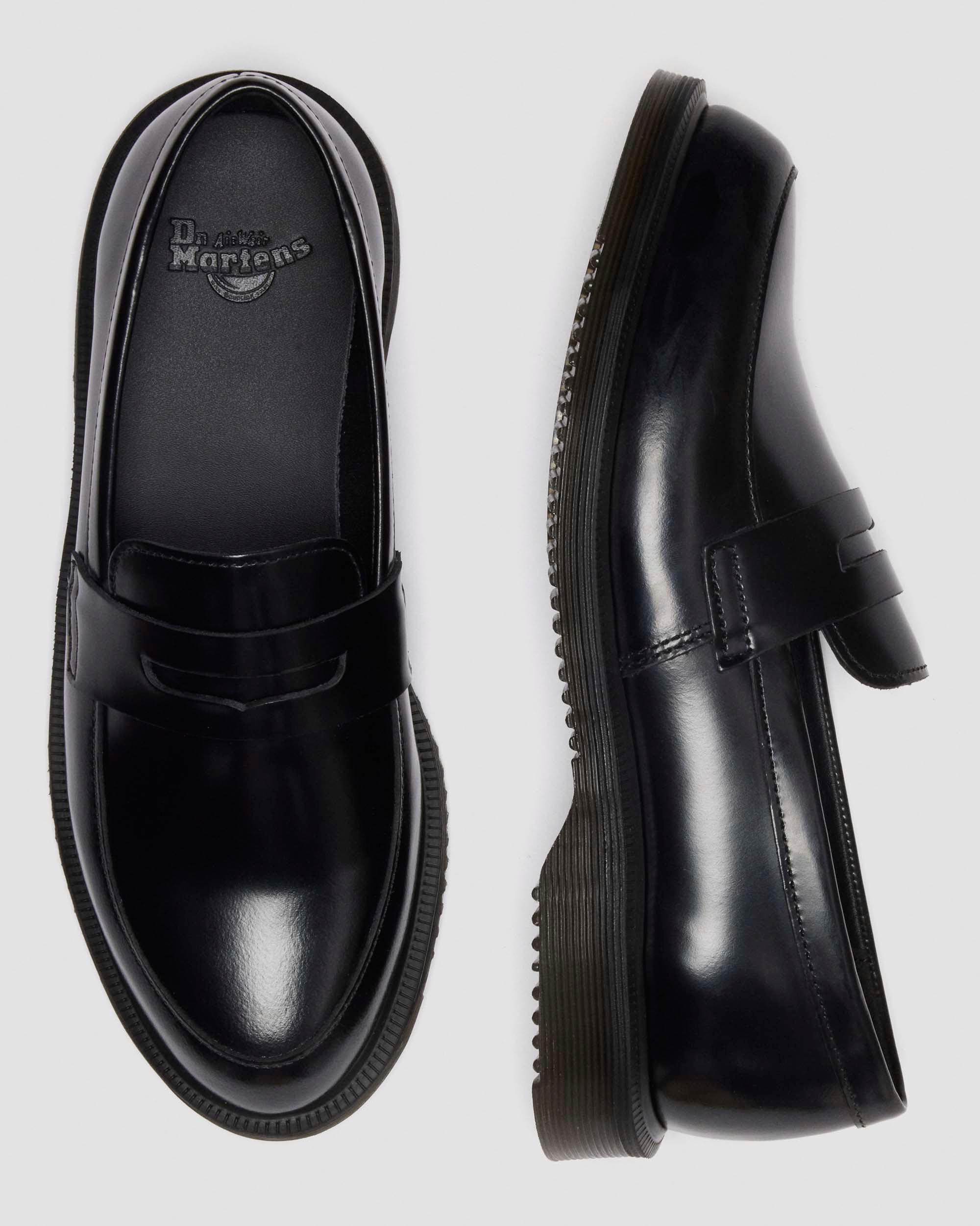 Temara Polished Smooth Leather Loafers - 9