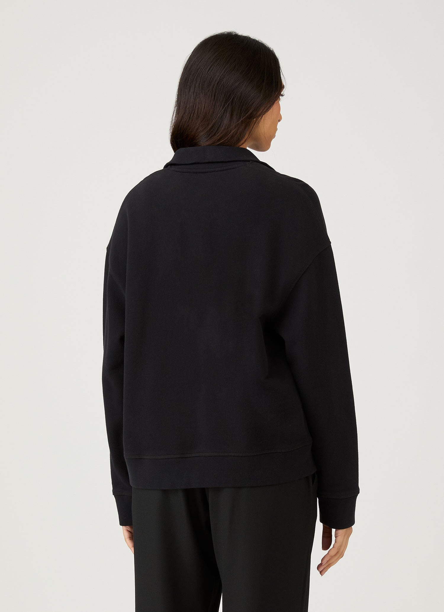 Half Zip Loopback Sweatshirt - 3
