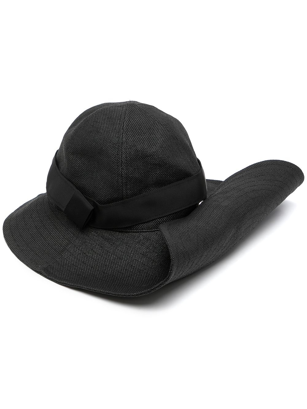 wide-brim sun hat - 1