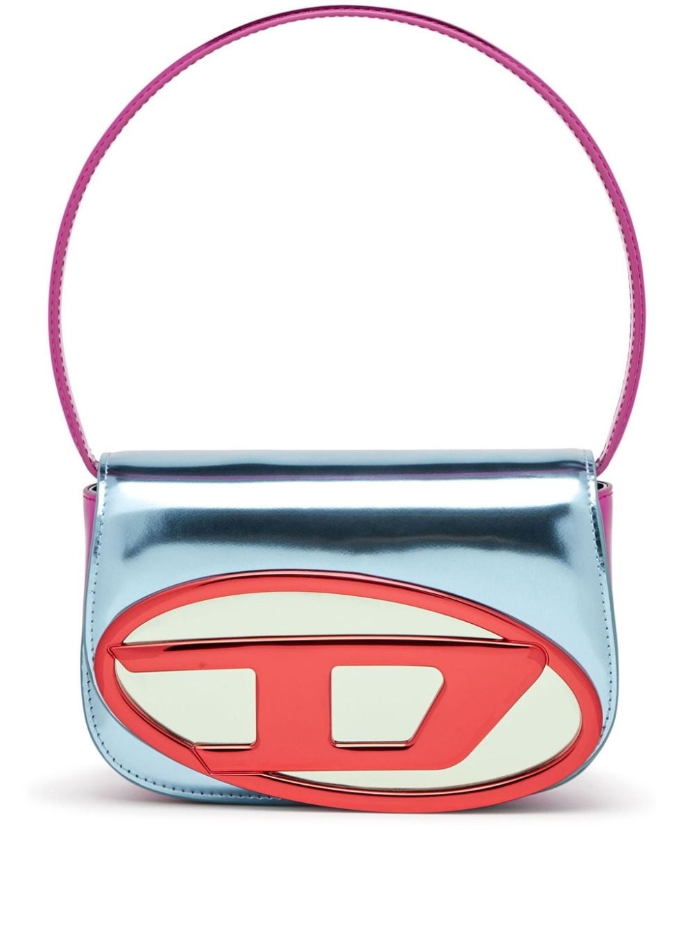 1DR mirrored-finish shoulder bag - 1