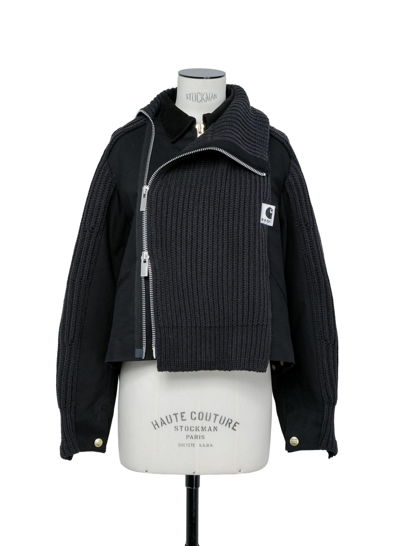 sacai Carhartt WIP Duck x Wool Knit Blouson outlook