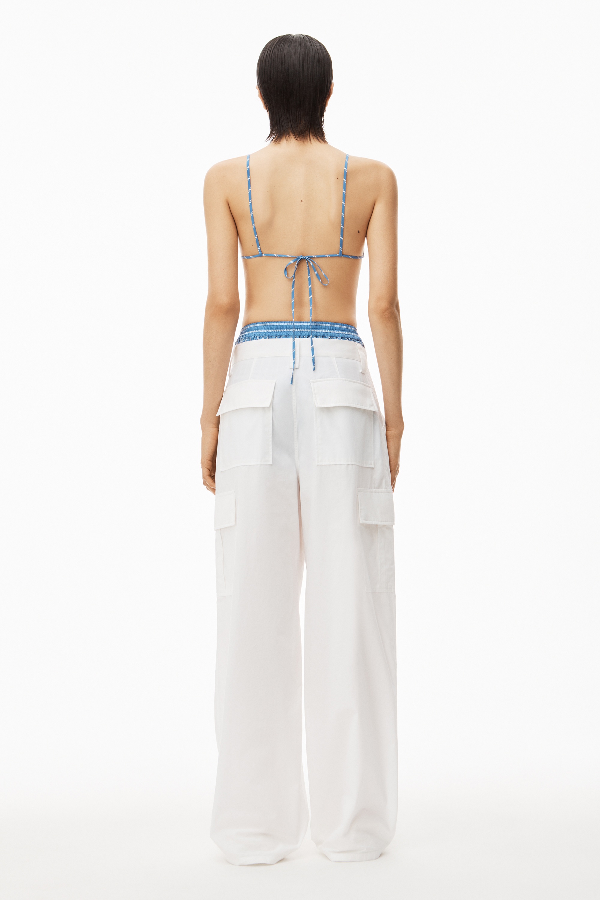CARGO PANTS IN COMPACT COTTON - 5