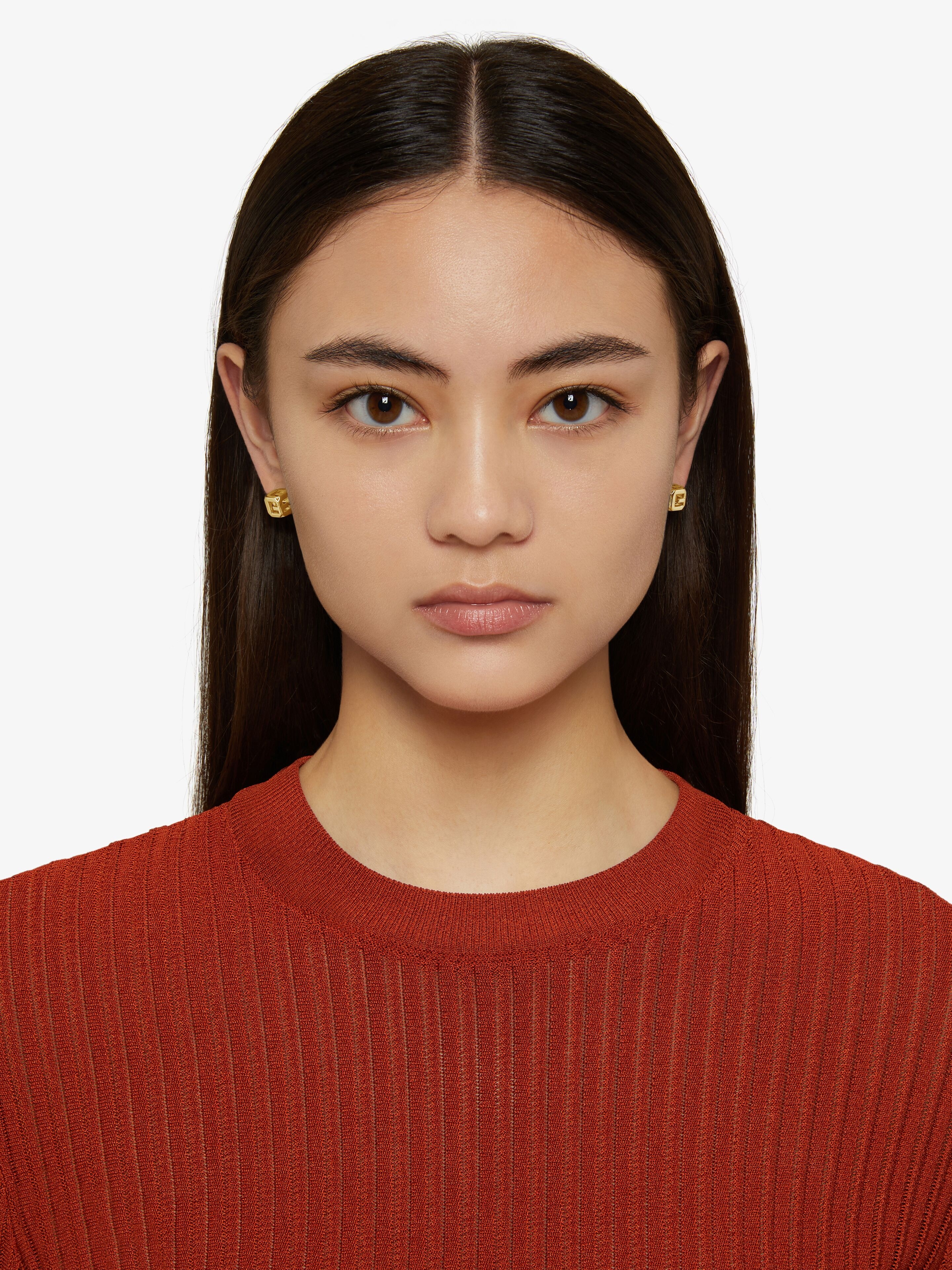 G STUD EARRINGS IN METAL - 3