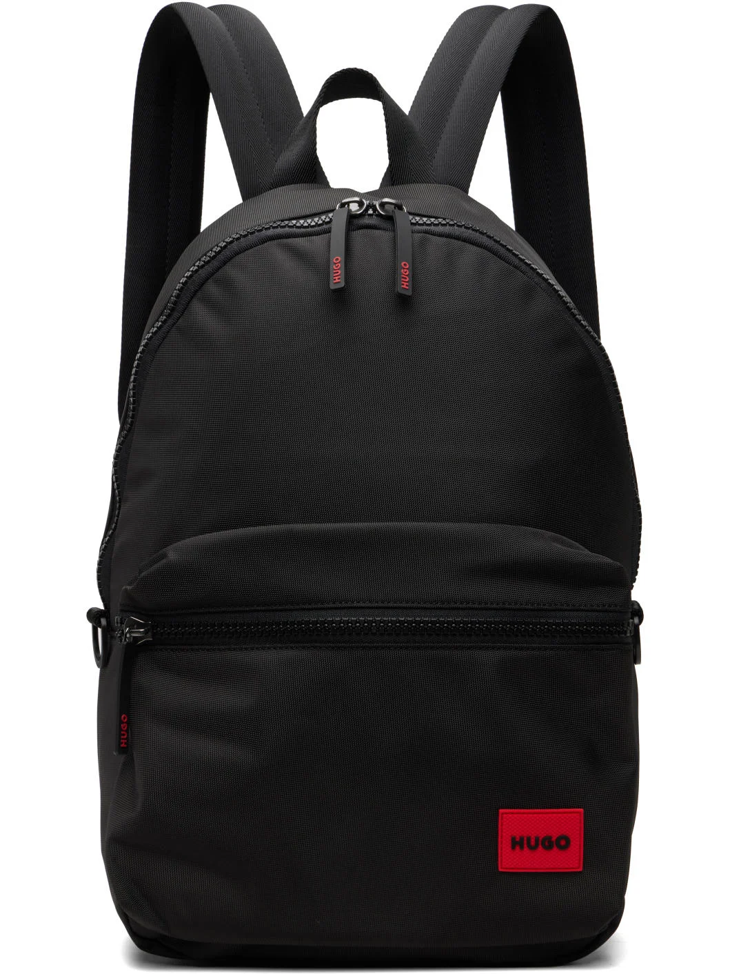 Black Canvas Backpack - 1