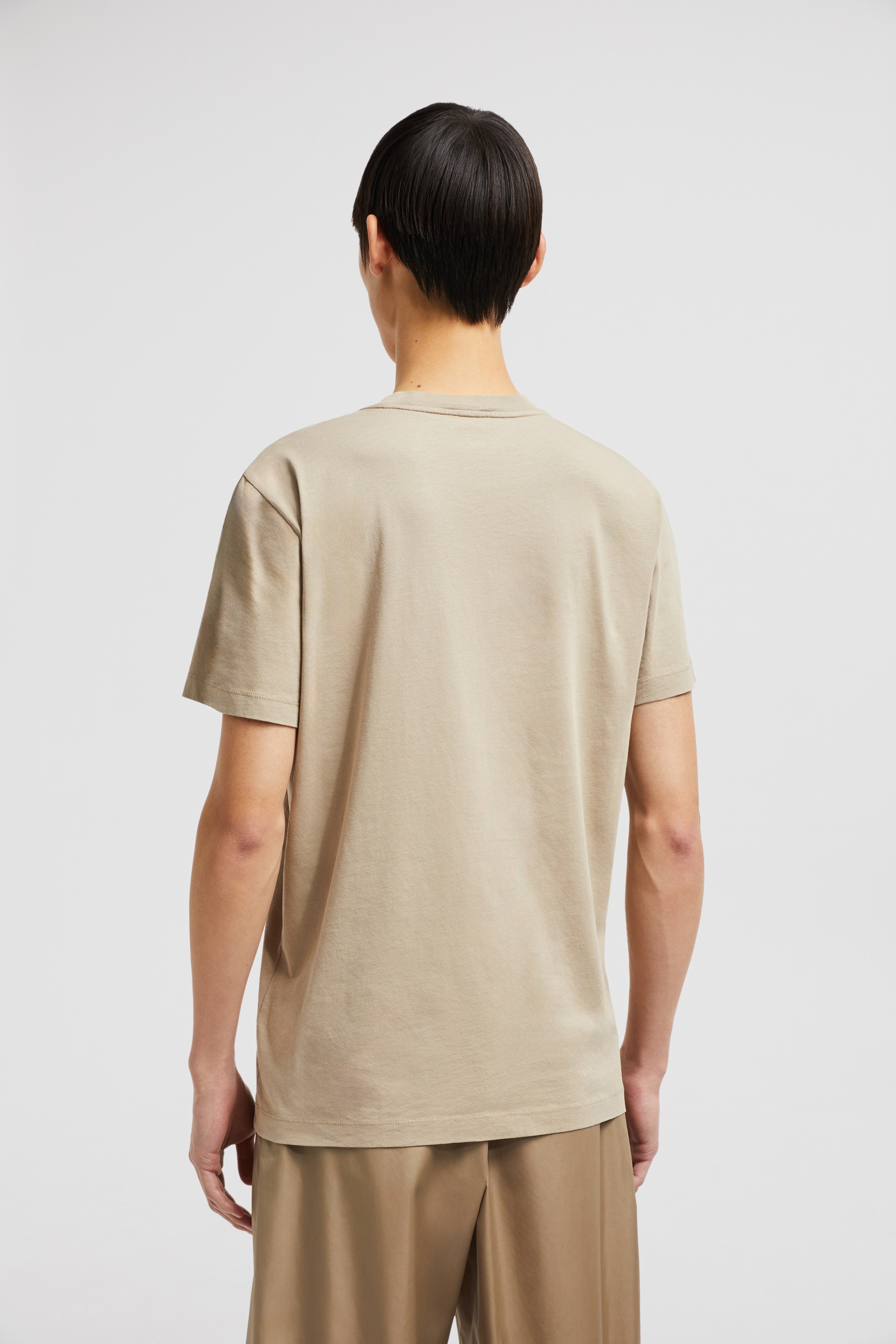 Blurred Logo Cotton T-Shirt - 5