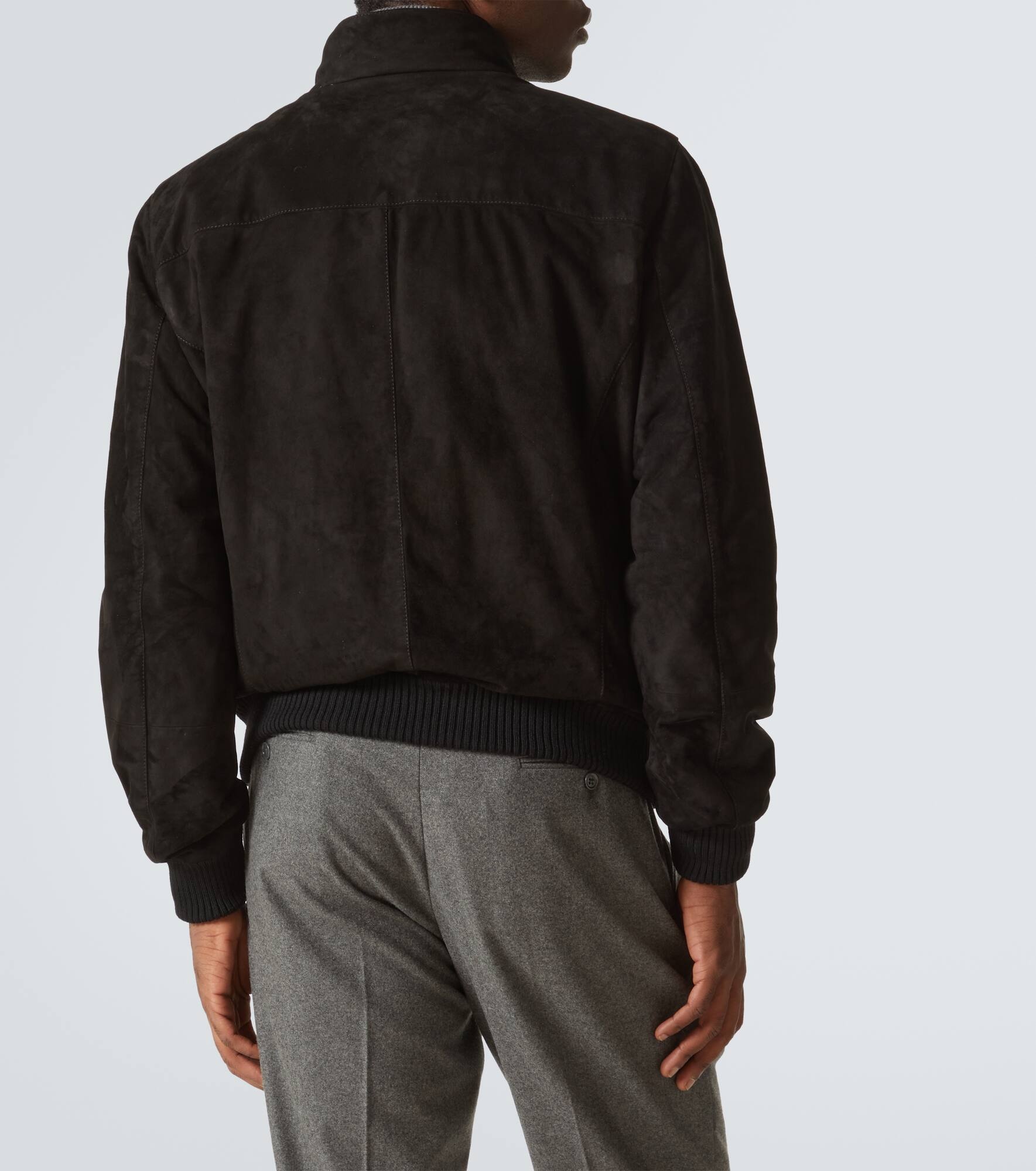 Suede bomber jacket - 4