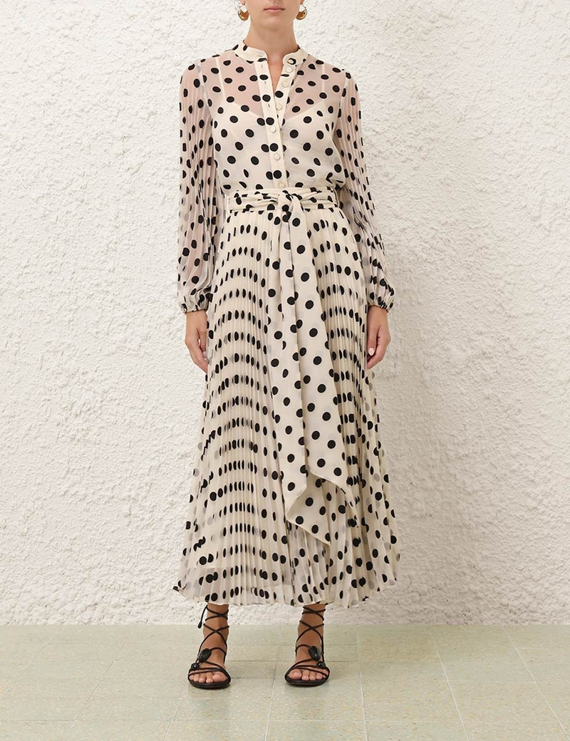 Zimmermann SUNRAY PLEATED SKIRT outlook