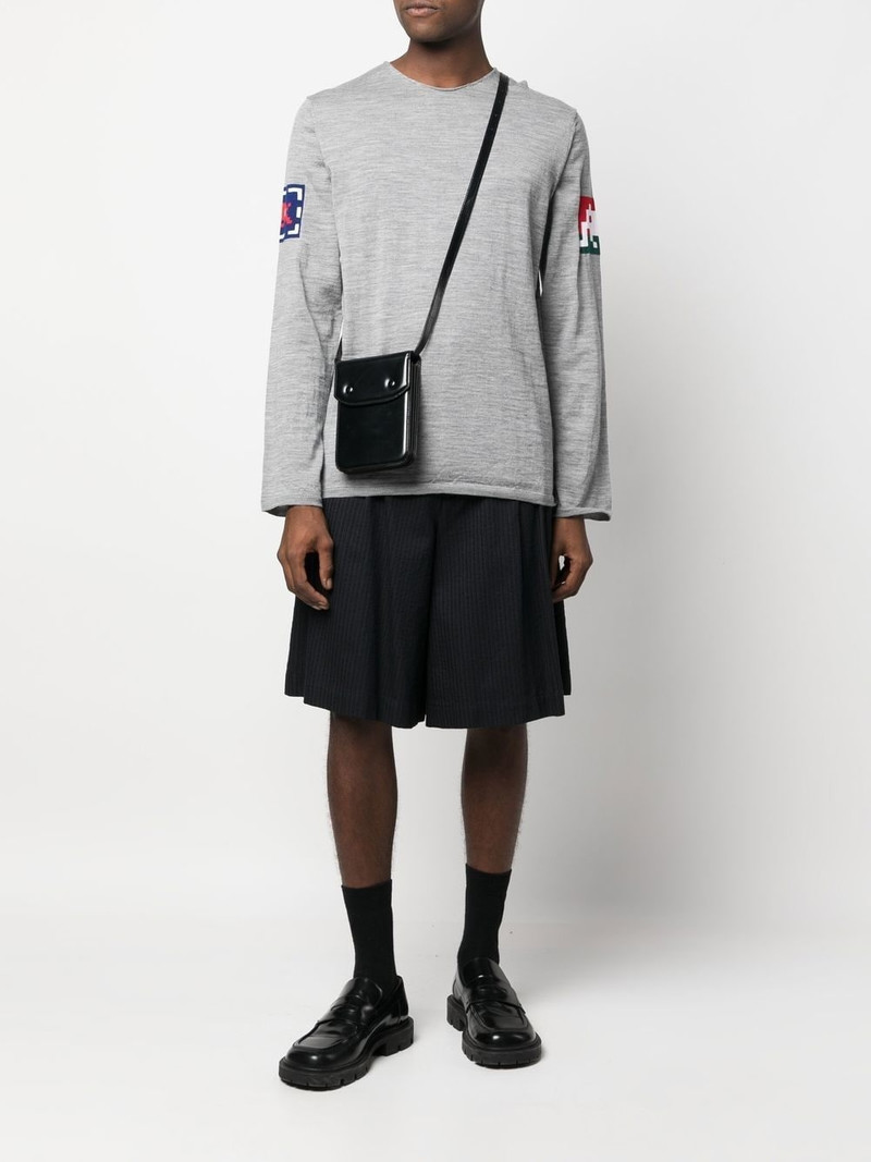 Comme des Garçons SHIRT graphic-print long-sleeved sweatshirt outlook