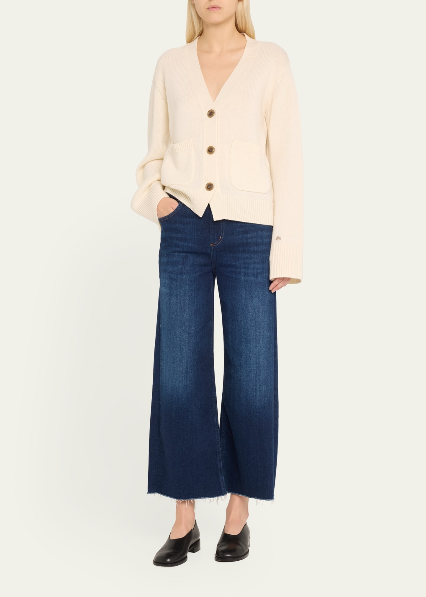 Lyra Wide-Leg Cropped Jeans - 2