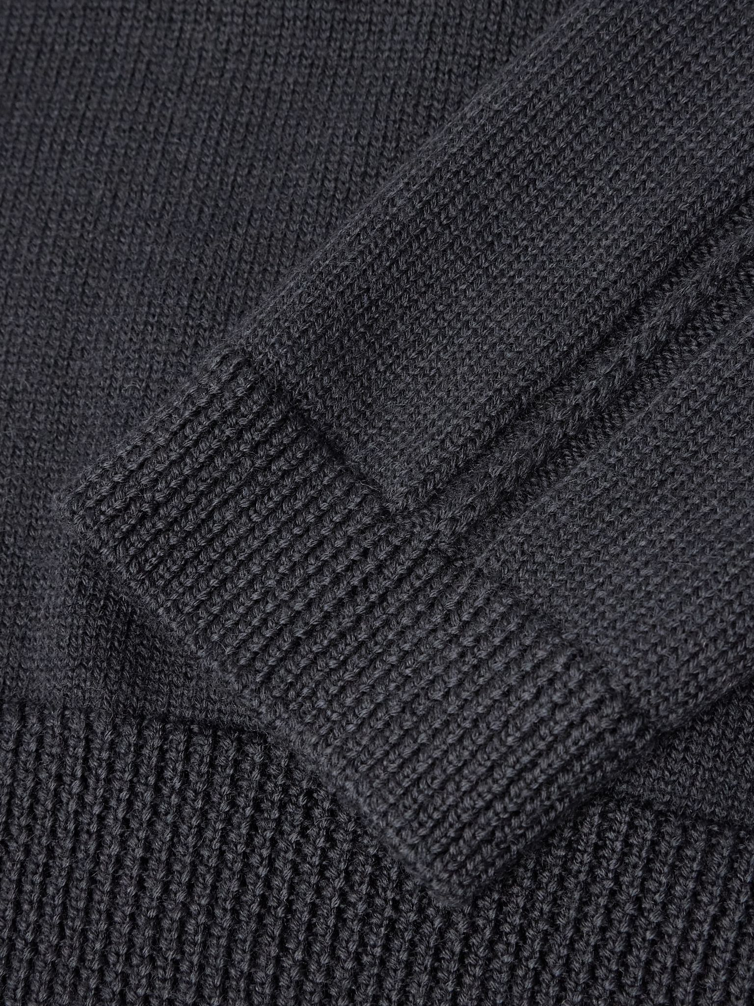 True Merino Wool Sweater Black - 5