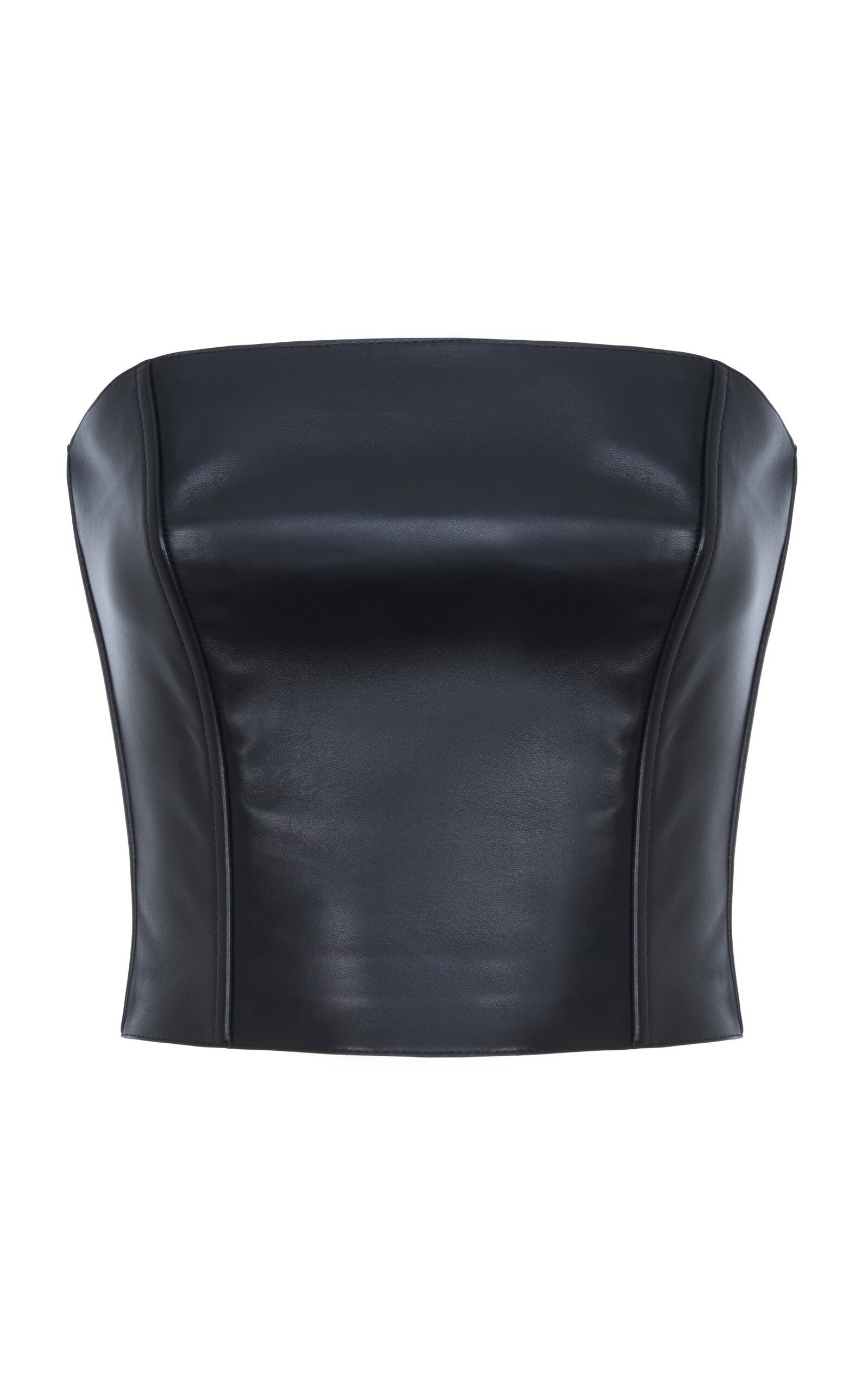 Gwyneth Leather Bustier black - 1