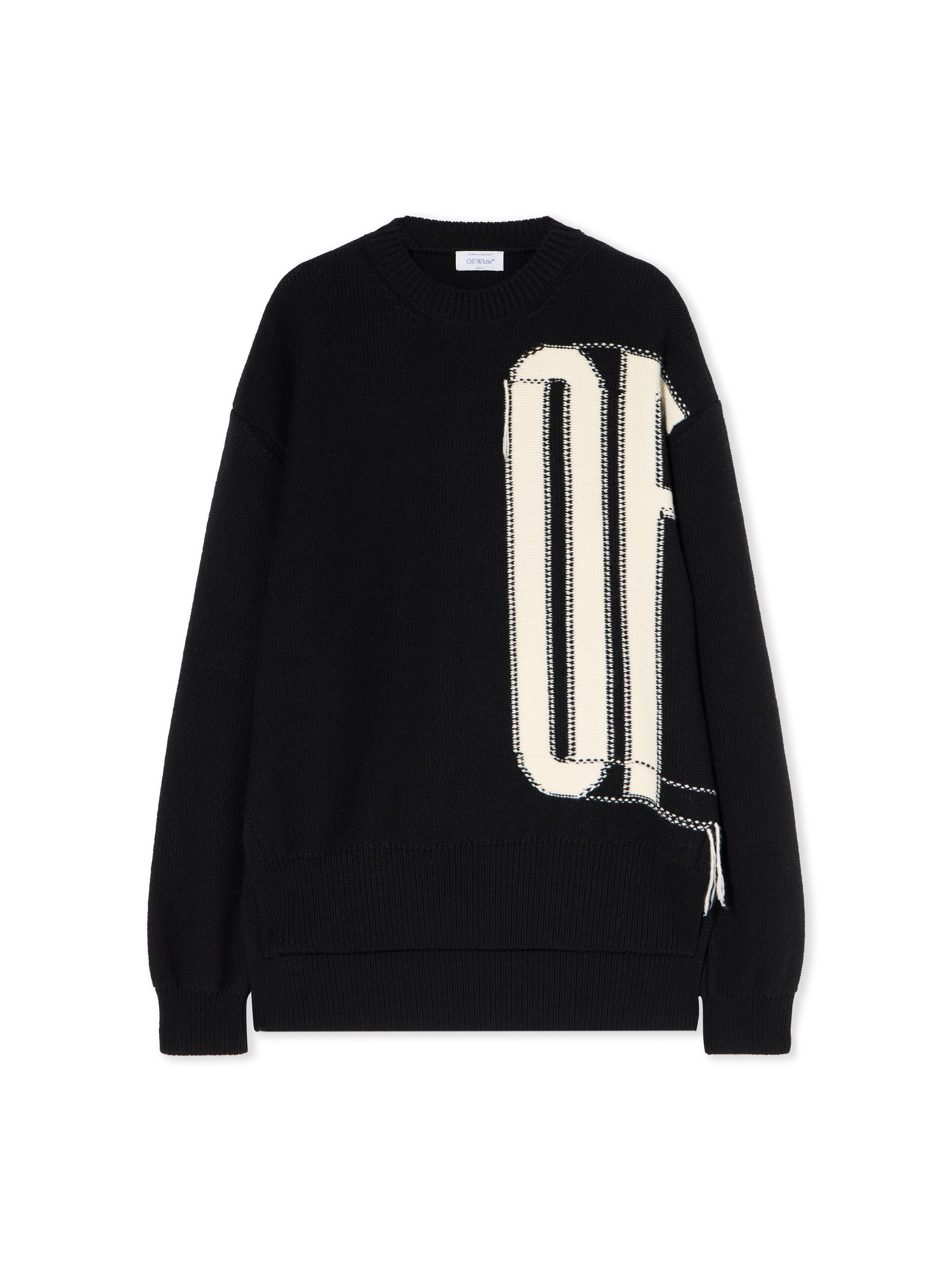 Big Off Knit Crewneck Sweater - 2