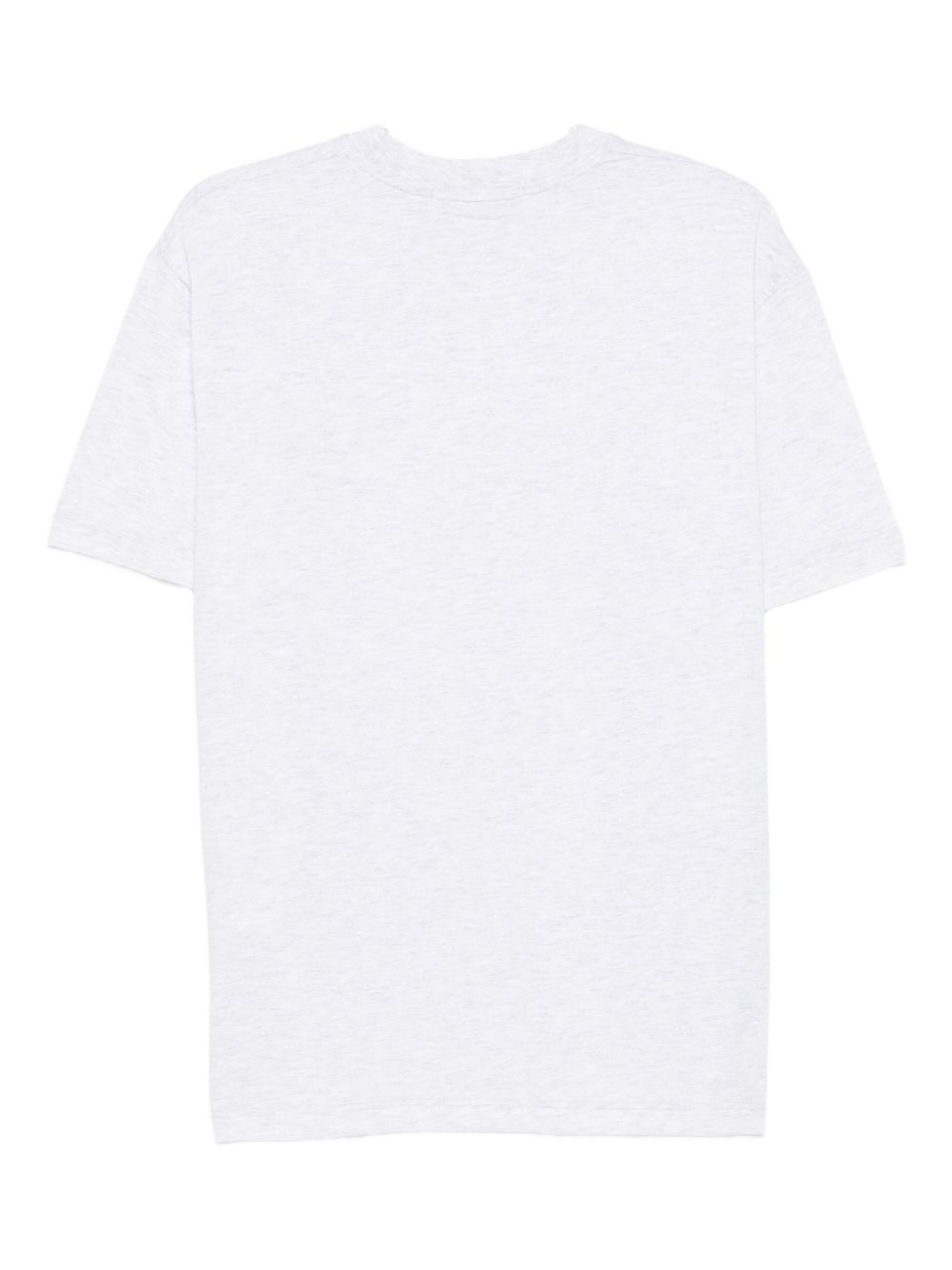 smiley-face embroidered T-shirt - 2